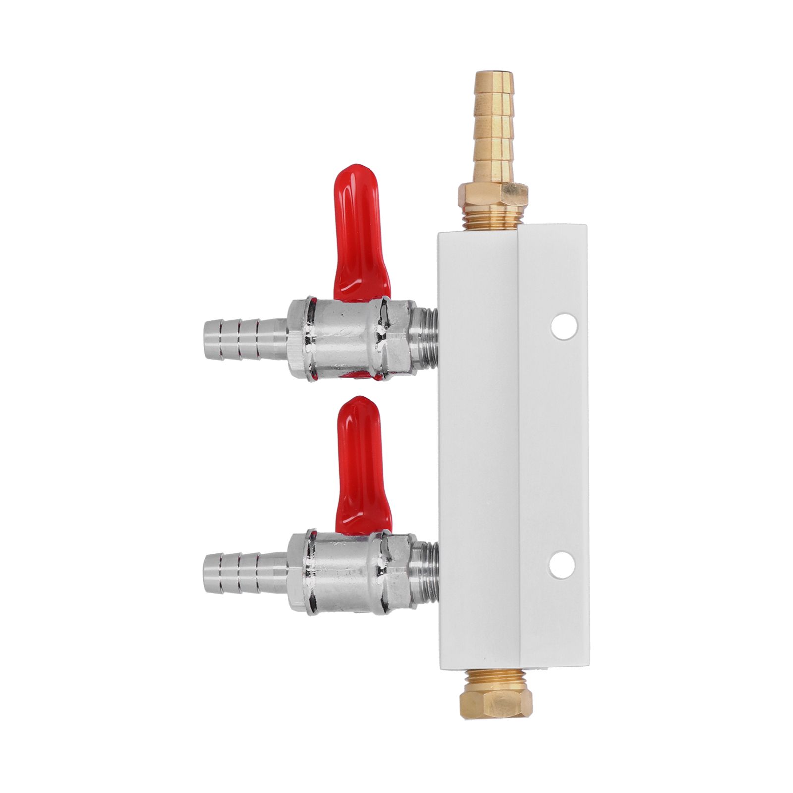 2 Way Gas Distribution CO2 Distributor Manifold With 5/16 Inch Beer Integrated view 11