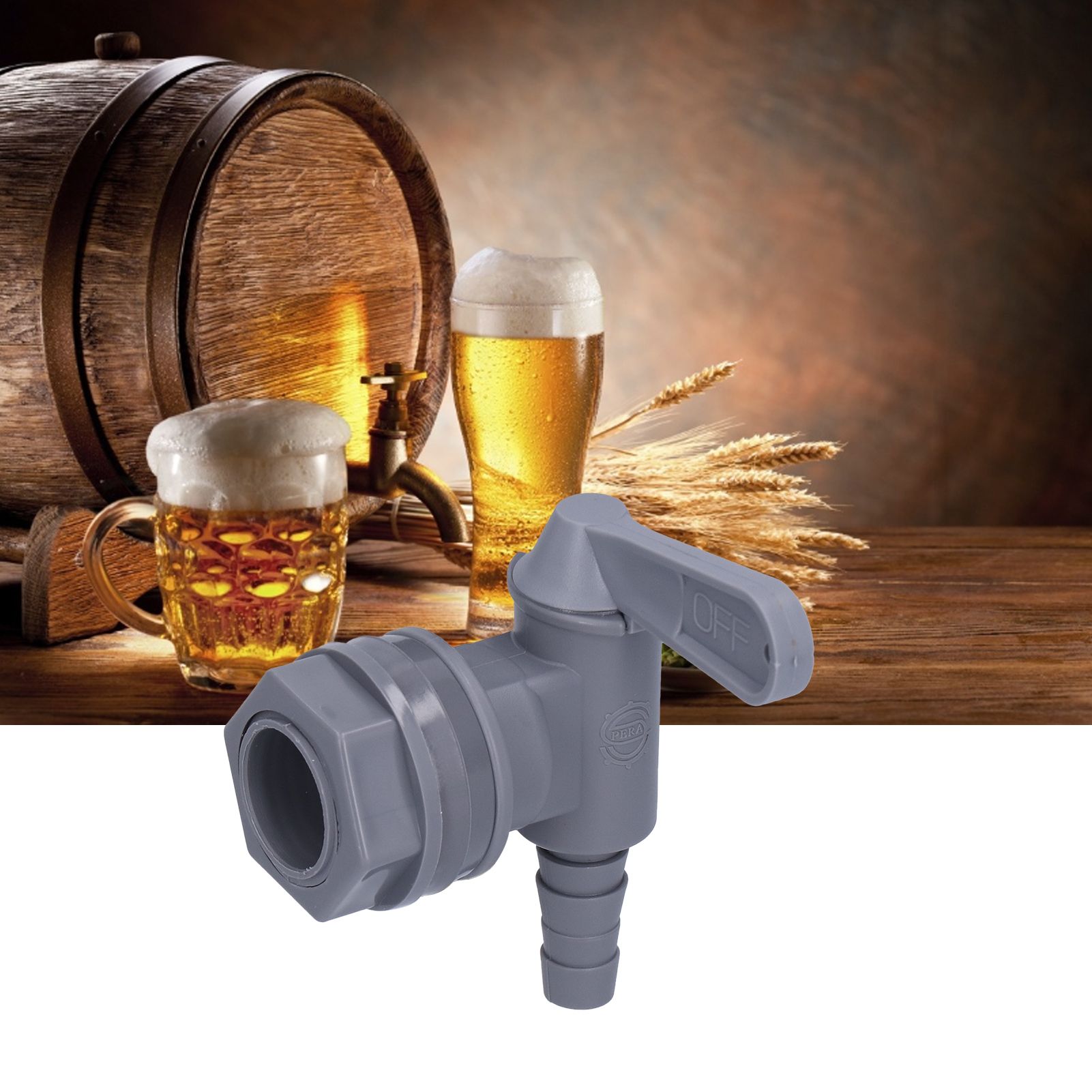 Beer Brewing Keg Spout Tap Homebrew Carbonated Drink Fermentation Bucket view 12