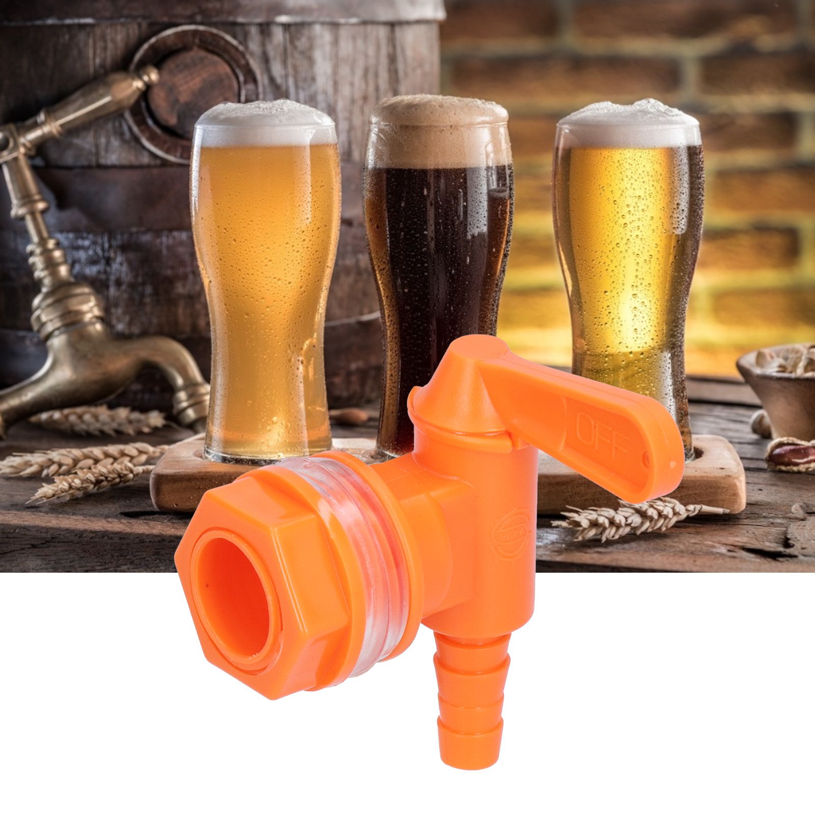 Beer Brewing Keg Spout Tap Homebrew Carbonated Drink Fermentation Bucket view 11