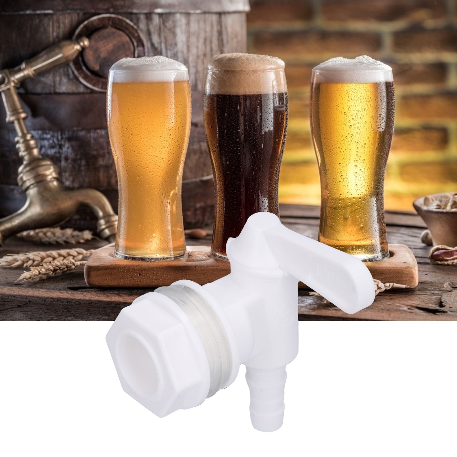Beer Brewing Keg Spout Tap Homebrew Carbonated Drink Fermentation Bucket view 11