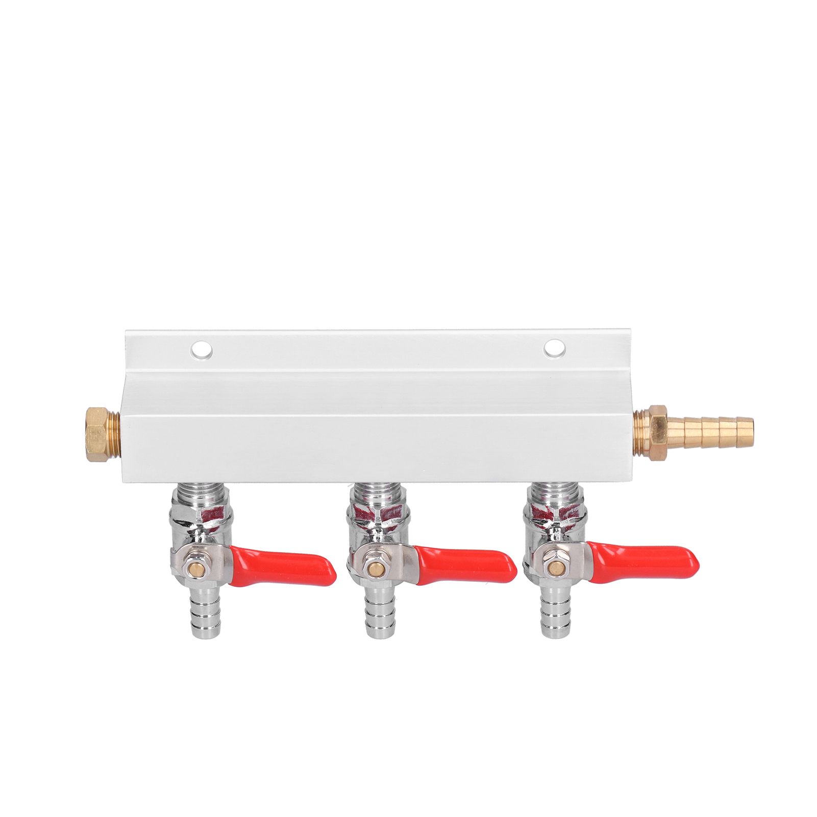 3 Way Gas Splitter CO2 Gas Distribution Manifold with 5/16 Inch Beer view 2