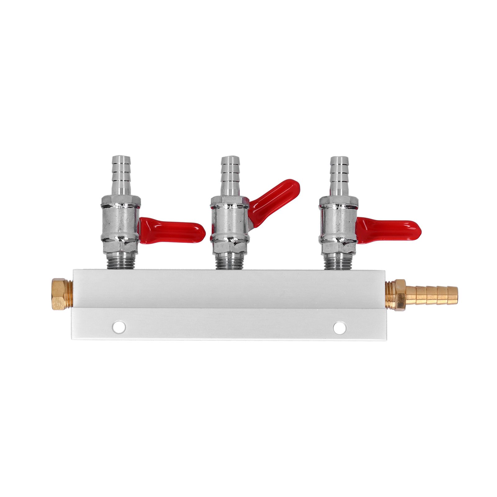 3 Way Gas Splitter CO2 Gas Distribution Manifold with 5/16 Inch Beer view 4