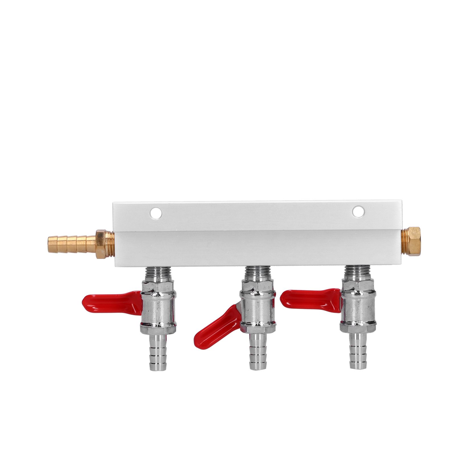 3 Way Gas Splitter CO2 Gas Distribution Manifold with 5/16 Inch Beer view 5