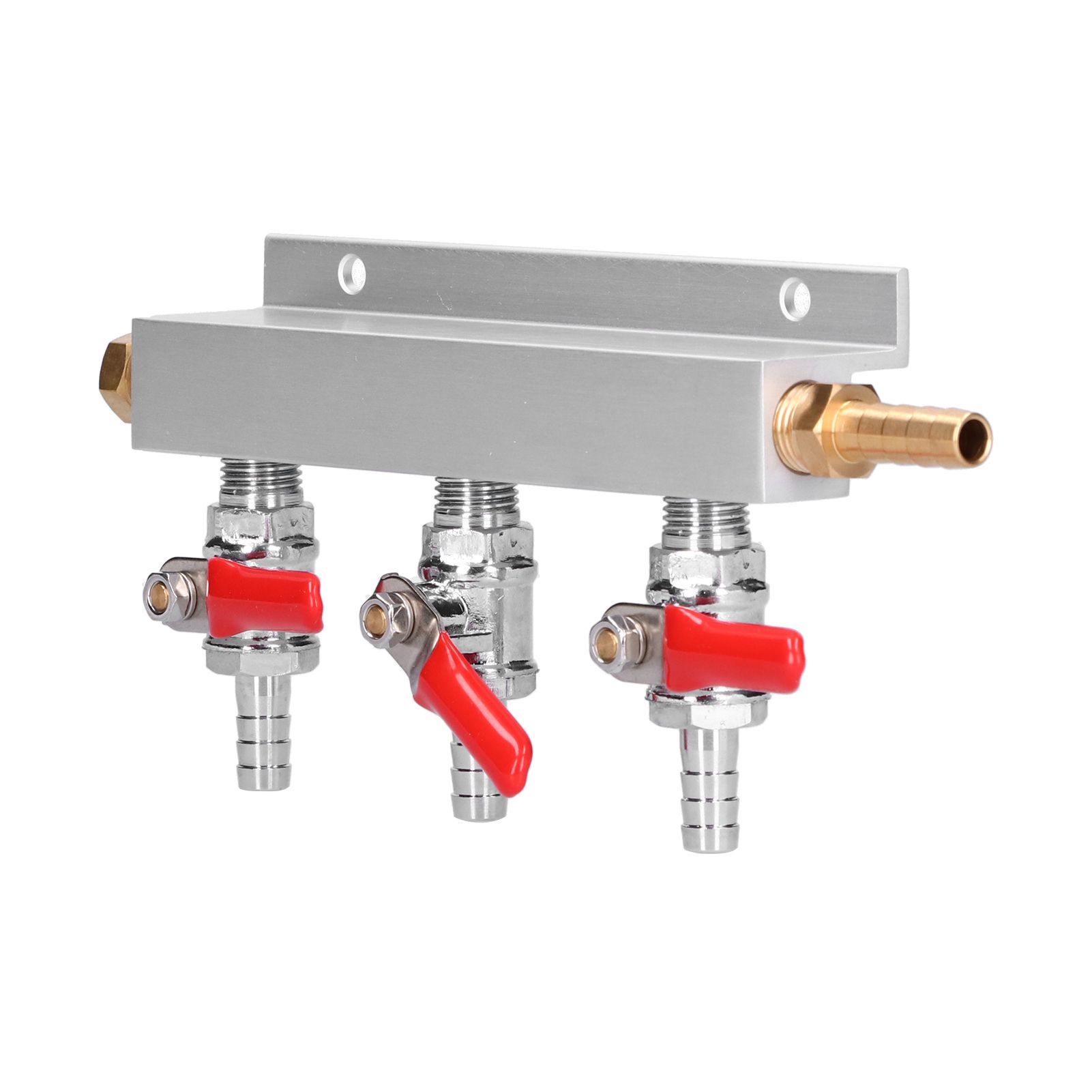 3 Way Gas Splitter CO2 Gas Distribution Manifold with 5/16 Inch Beer view 7