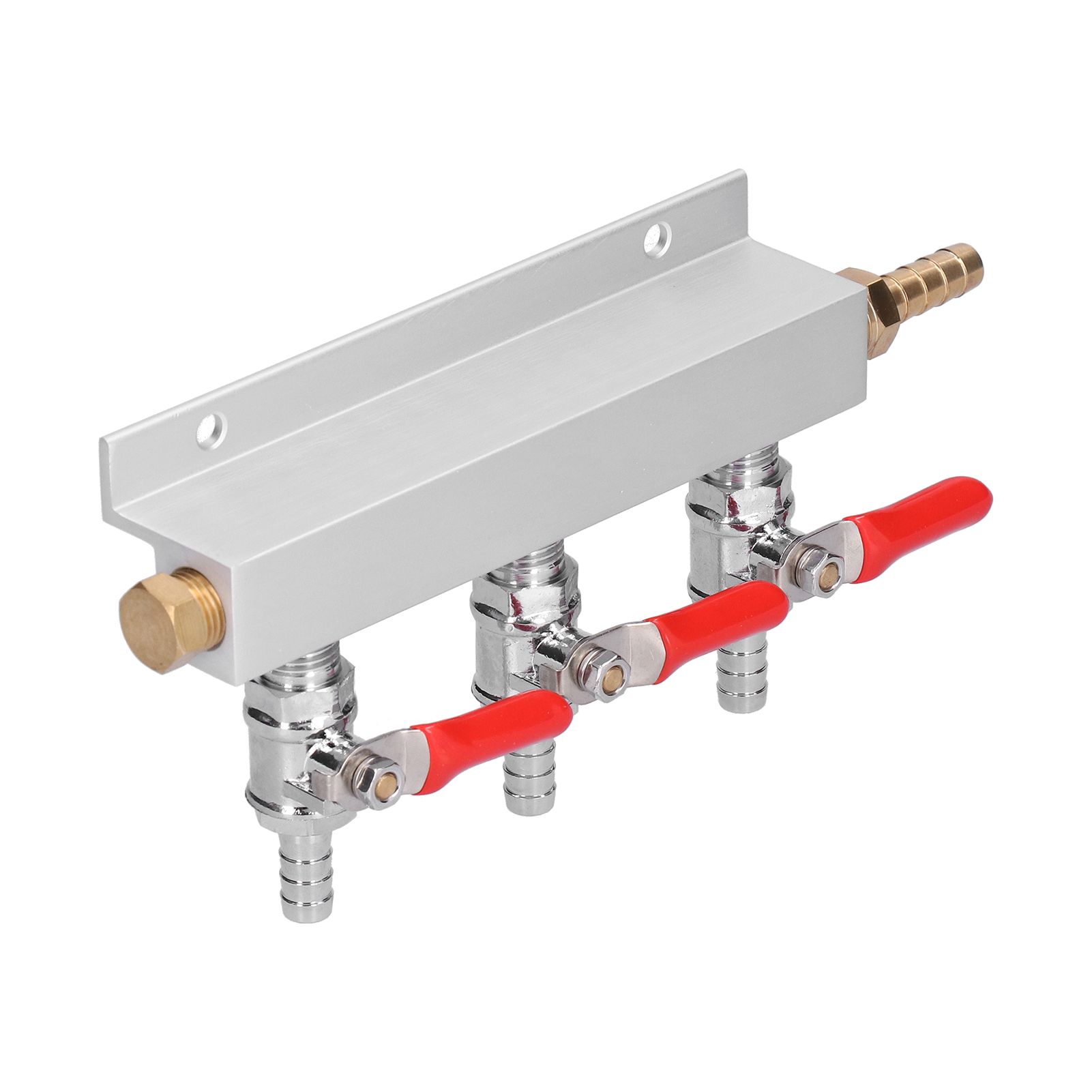 3 Way Gas Splitter CO2 Gas Distribution Manifold with 5/16 Inch Beer view 10