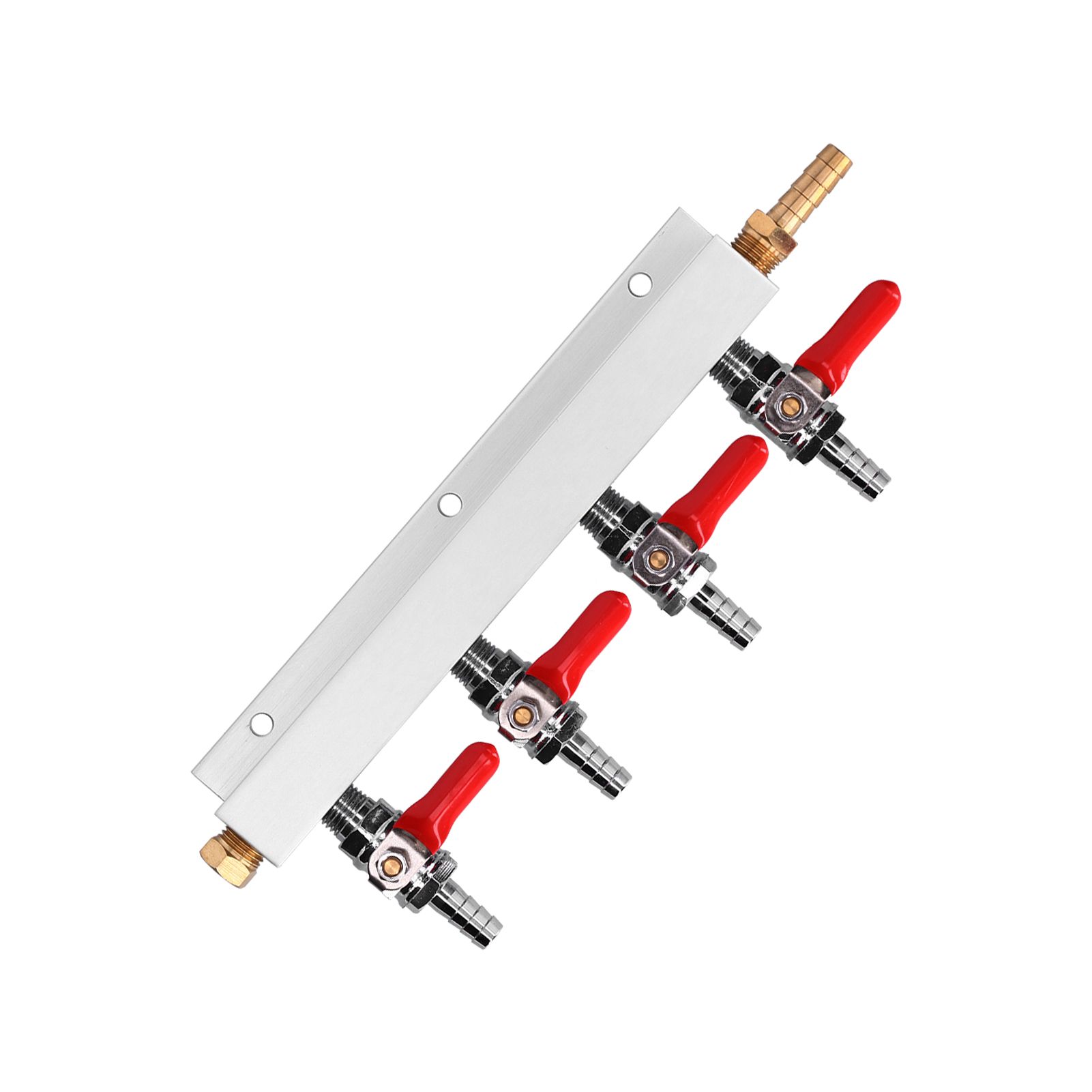 4 Way CO2 Gas Distribution Manifold with 5/16in Beer Integrated Check Valves view 10