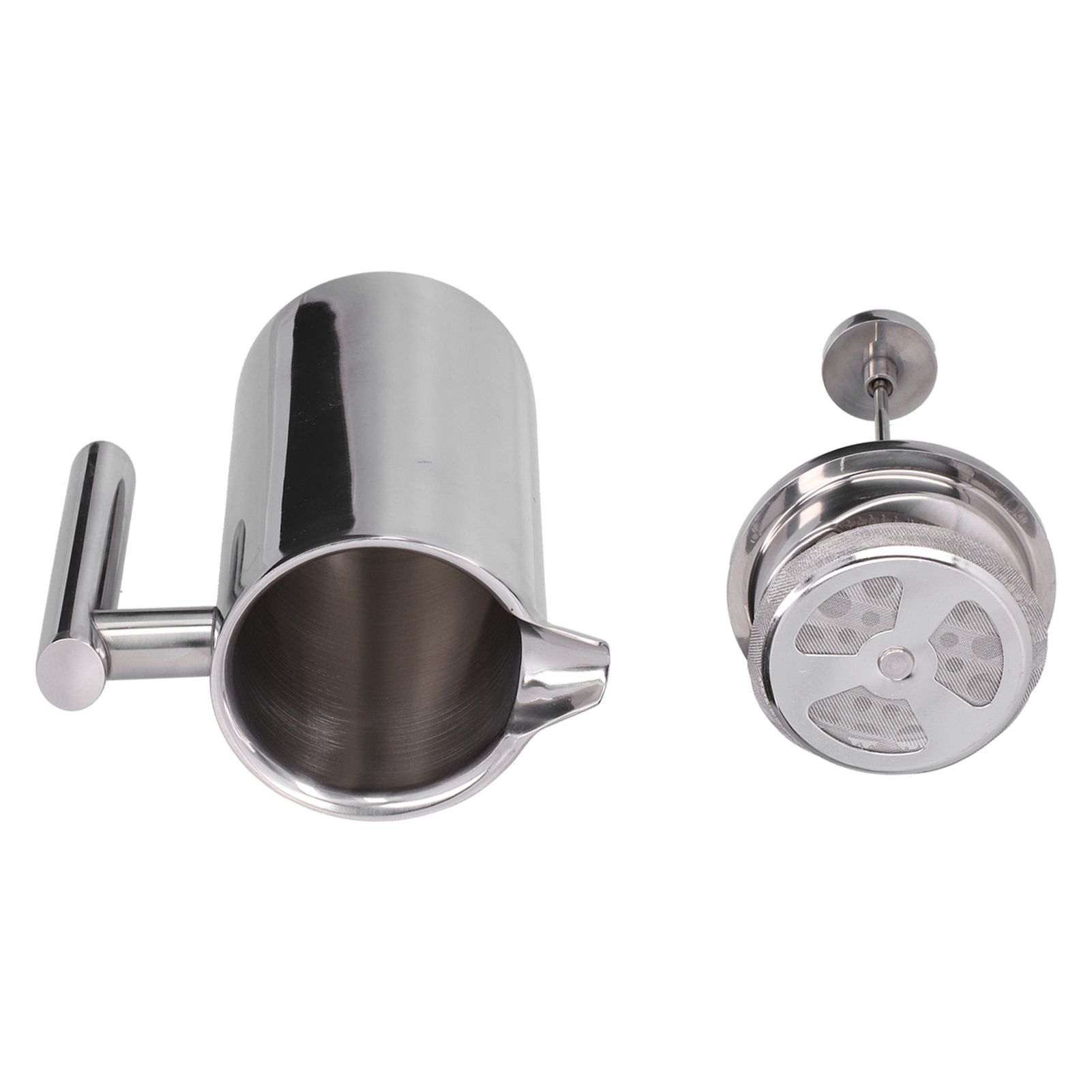 Stainless Steel Coffee Maker Portable Manual Coffee Pot Kettle Cup for Home view 8