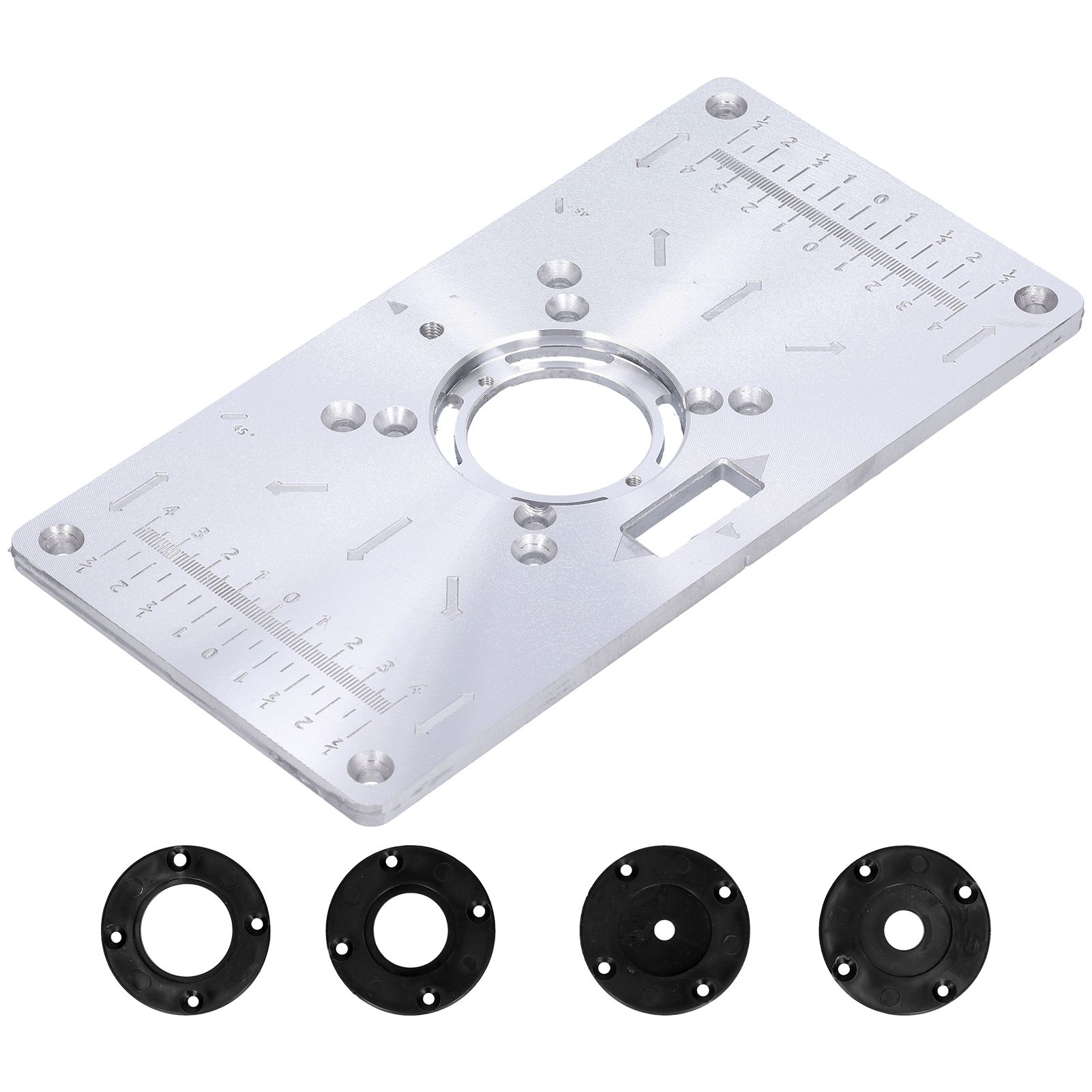 Woodworking Engraving Machine Flip Board Router Table Insert Plate Trimming view 5