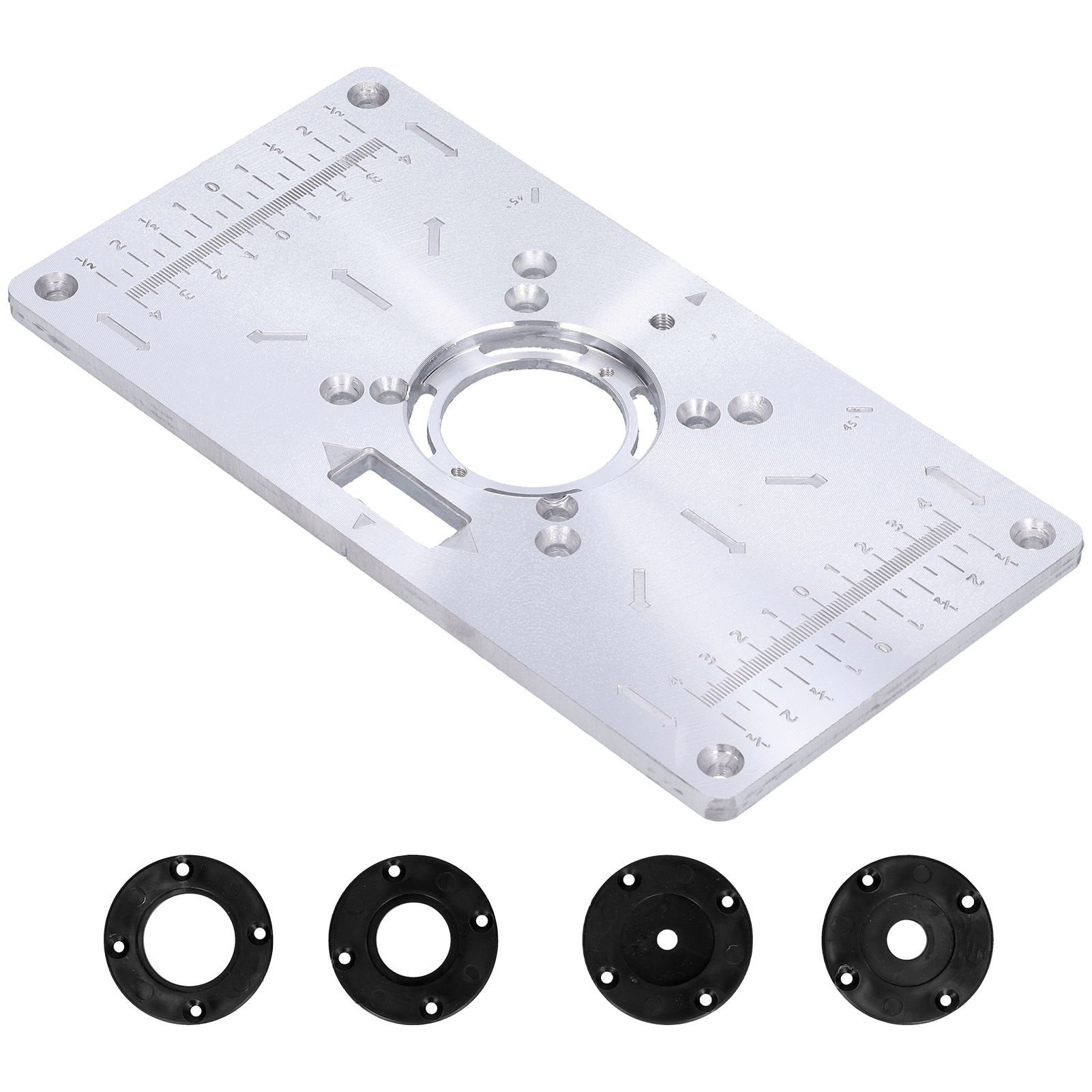 Woodworking Engraving Machine Flip Board Router Table Insert Plate Trimming view 7