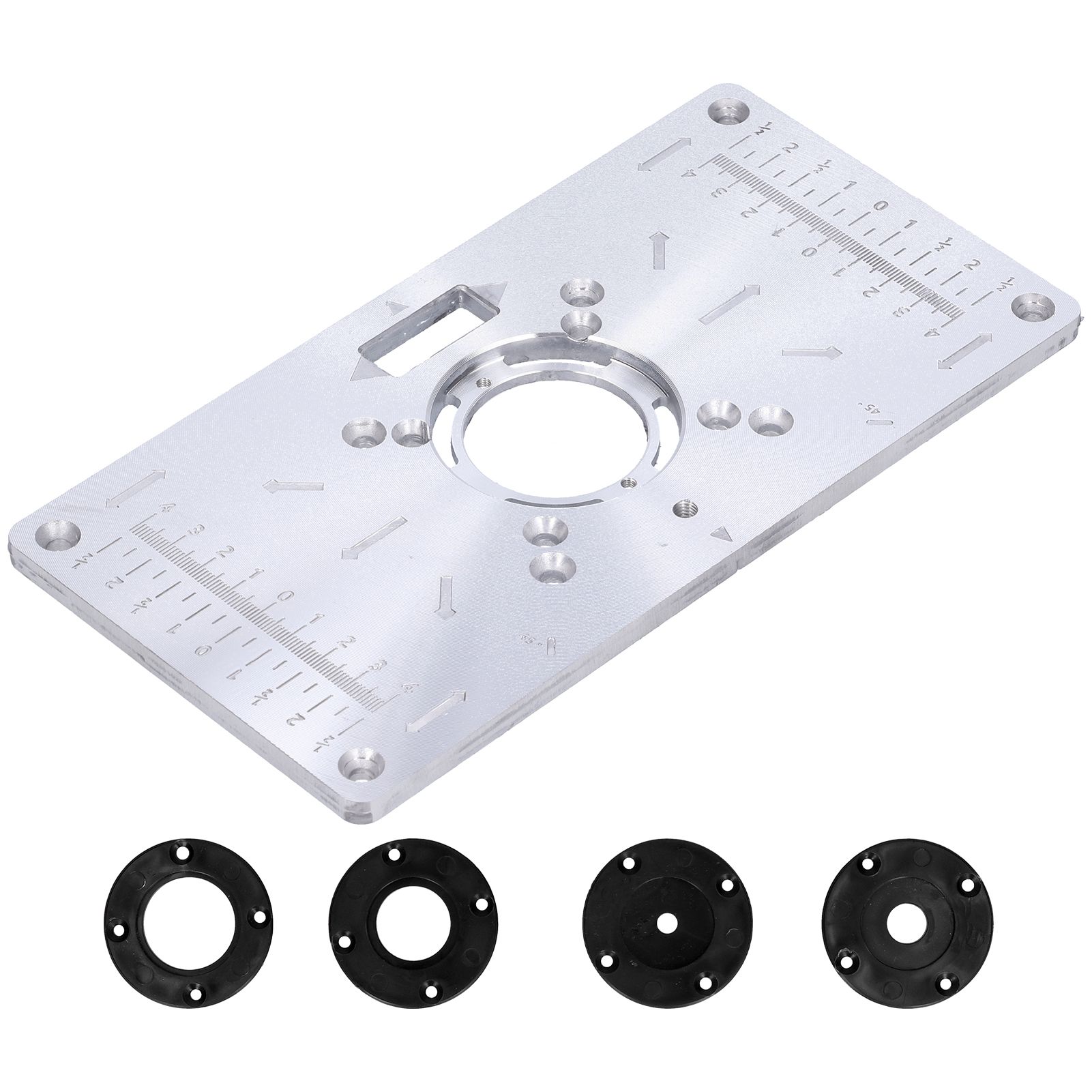 Woodworking Engraving Machine Flip Board Router Table Insert Plate Trimming view 8
