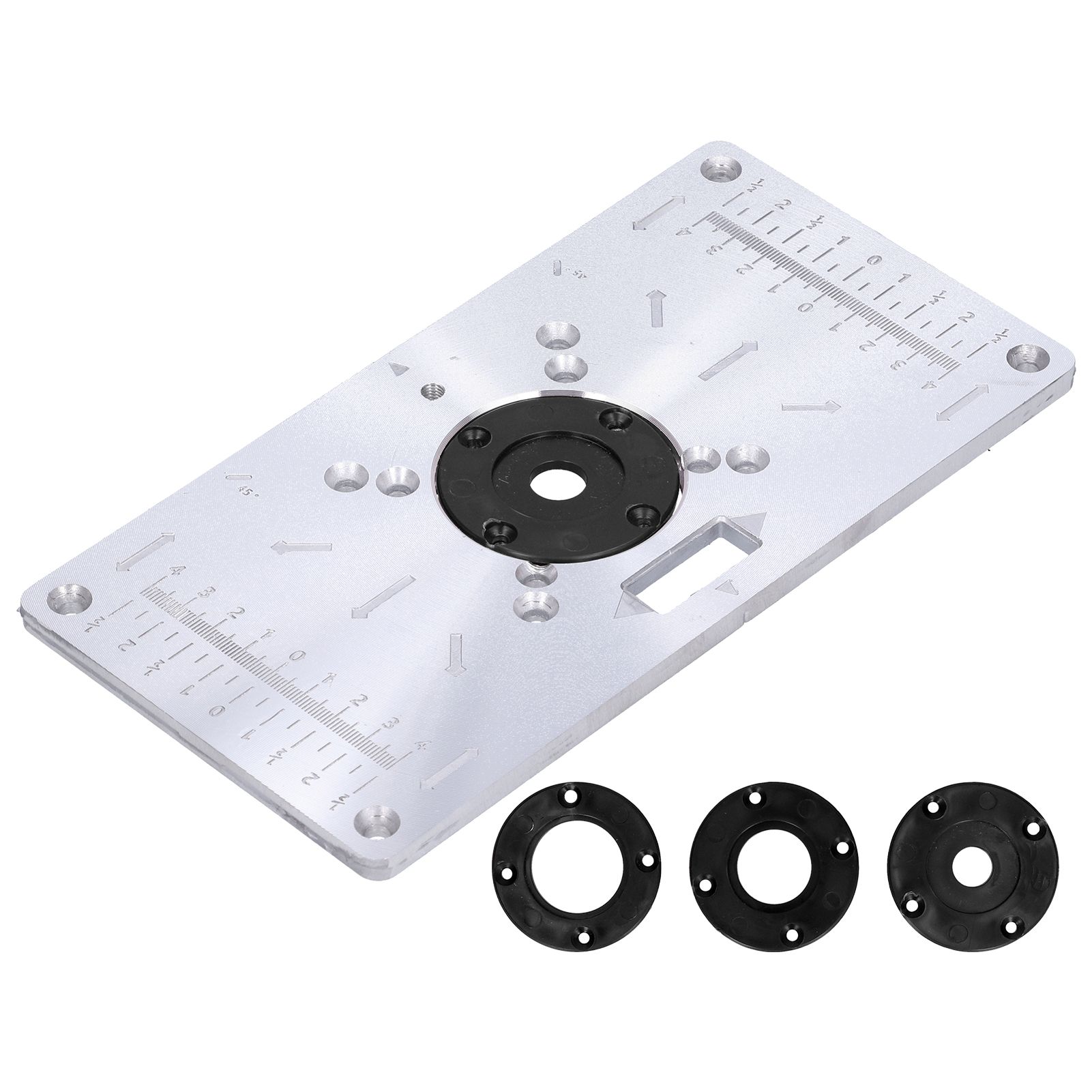 Woodworking Engraving Machine Flip Board Router Table Insert Plate Trimming view 9