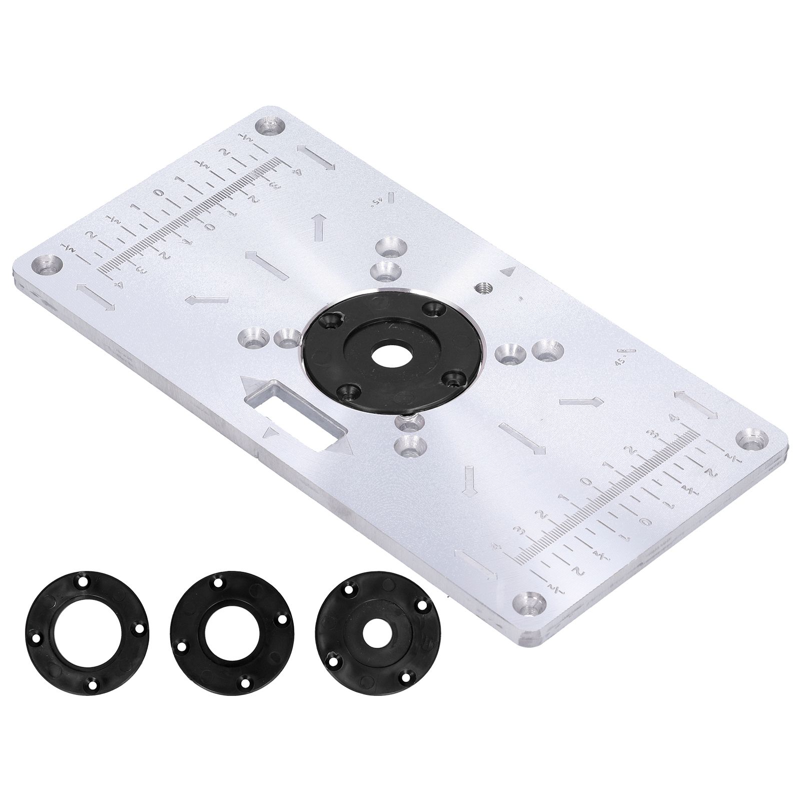 Woodworking Engraving Machine Flip Board Router Table Insert Plate Trimming view 10
