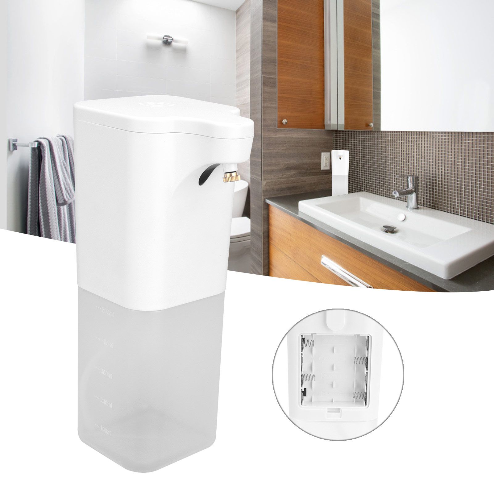 Automatic Soap Dispenser WallMounted Touchless Soap Dispenser for Bathroom view 12