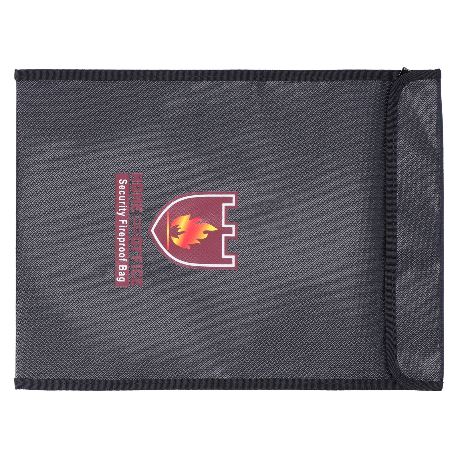 Fireproof Waterproof Bag Multi Function Money Document Jewelry Valuables Pouch view 3