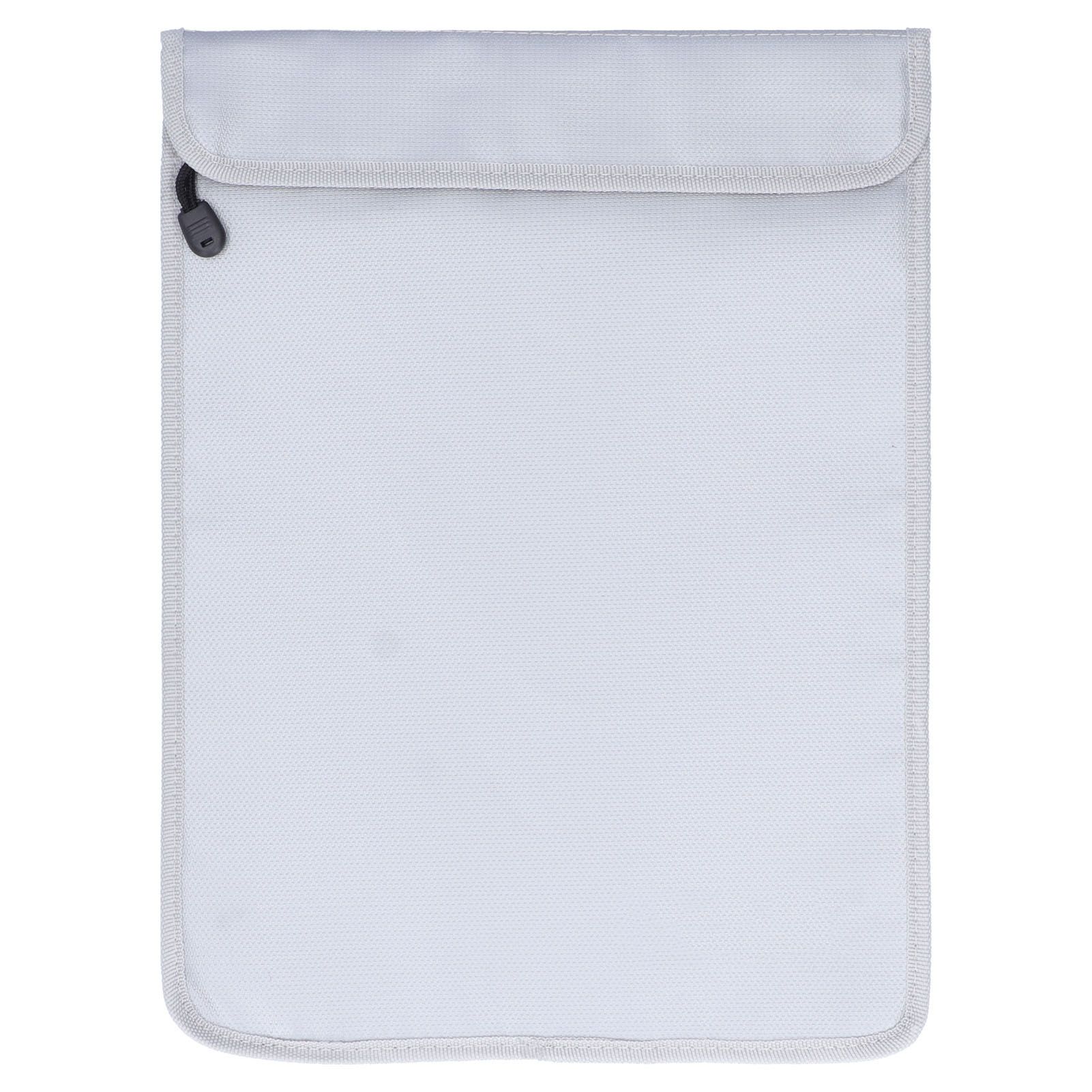 38x28cm Fireproof Safe Storage Pouch Waterproof Money Document Bag with Double view 2