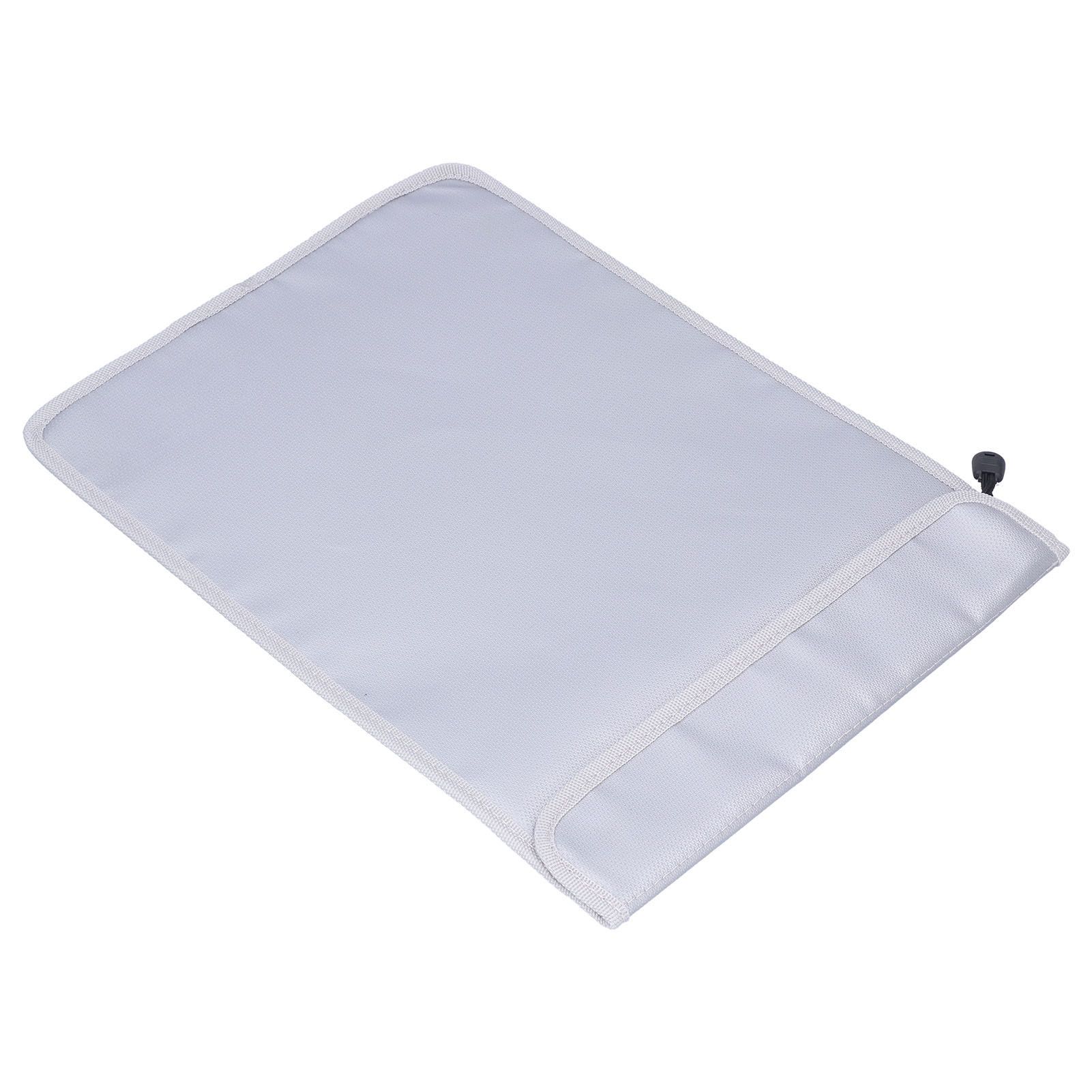 38x28cm Fireproof Safe Storage Pouch Waterproof Money Document Bag with Double view 6