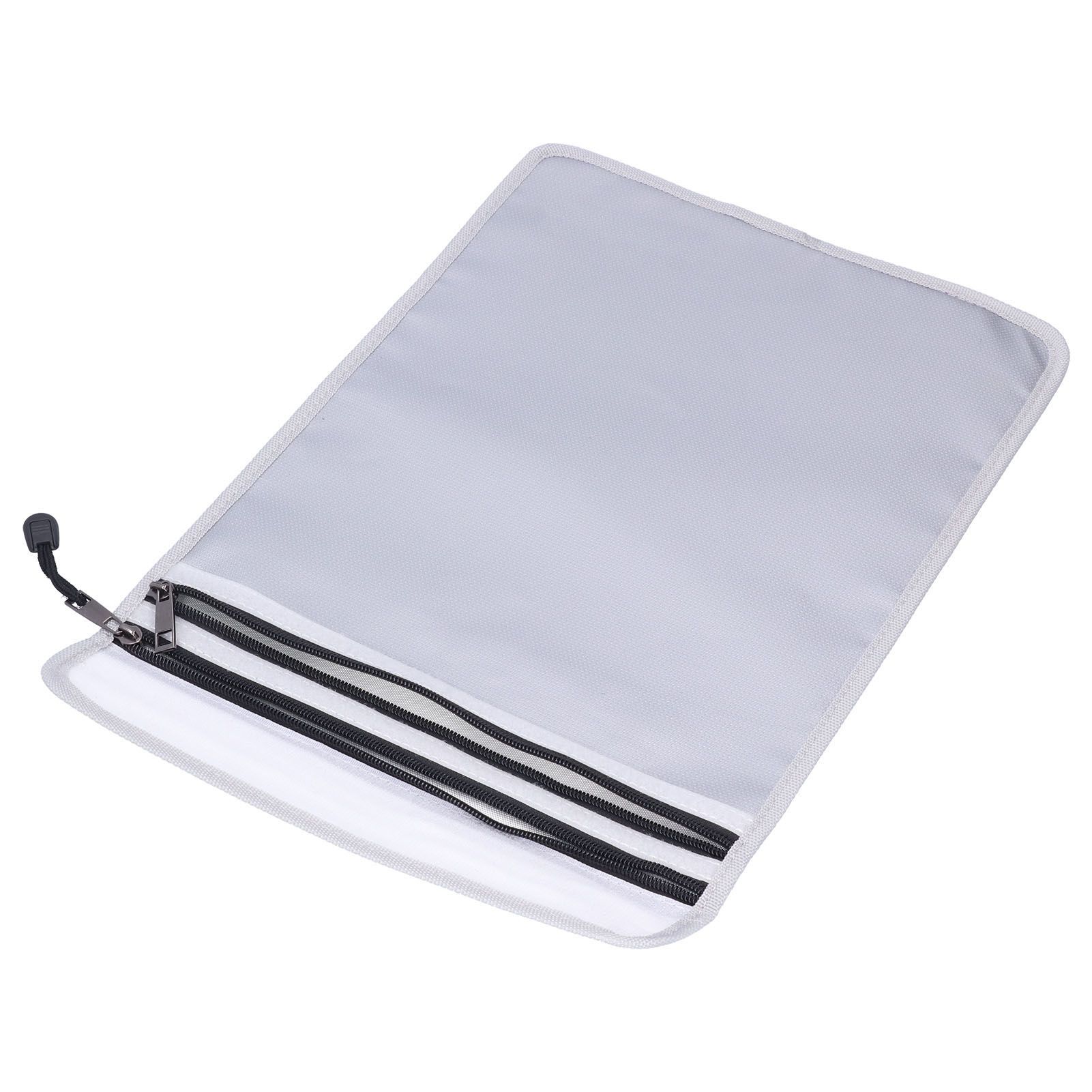 38x28cm Fireproof Safe Storage Pouch Waterproof Money Document Bag with Double view 10