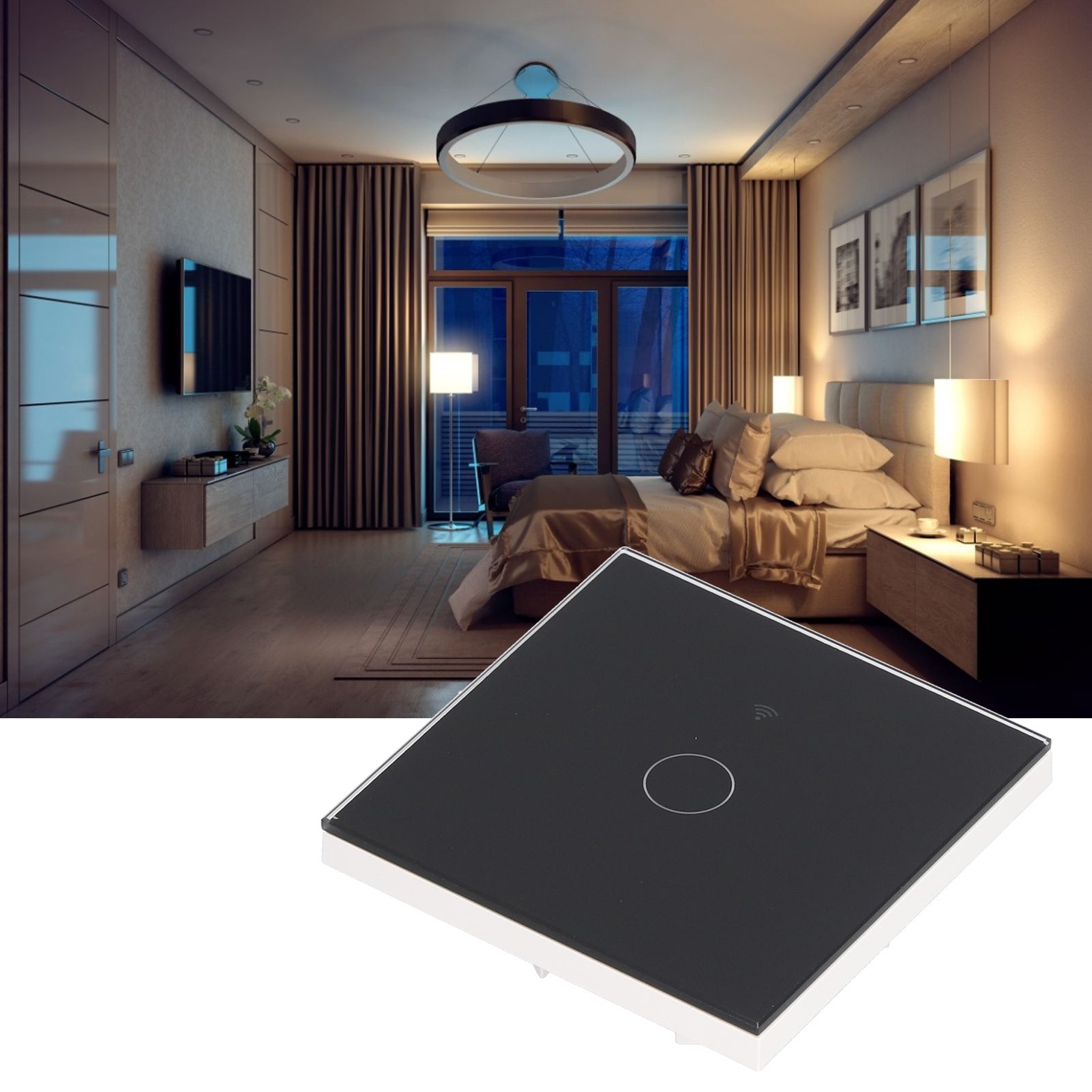 SingleGang Touch Switch for Tuya Zigbee Intelligent Remote Light Switch Plate view 11