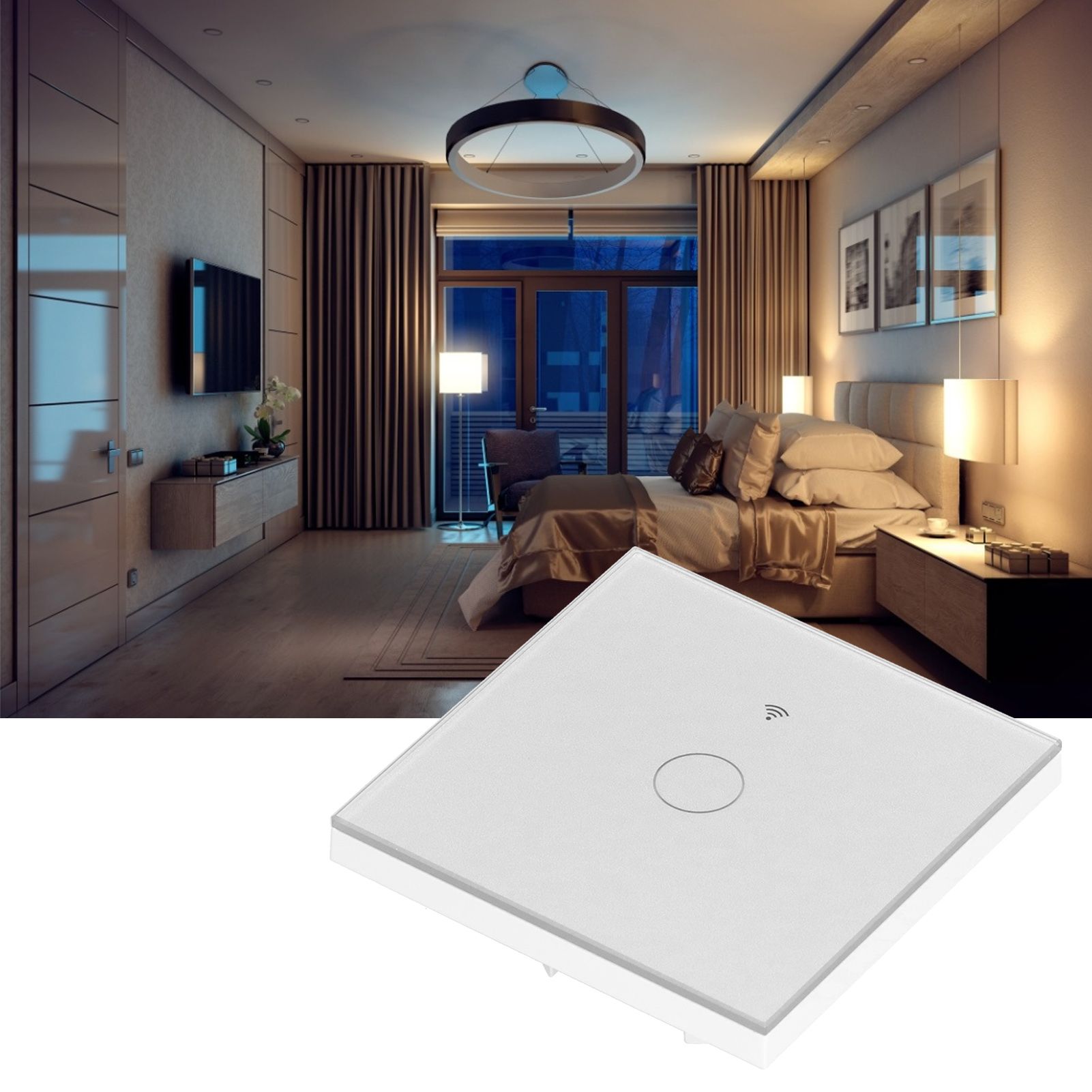 SingleGang Touch Switch for Tuya Zigbee Intelligent Remote Light Switch Plate view 11