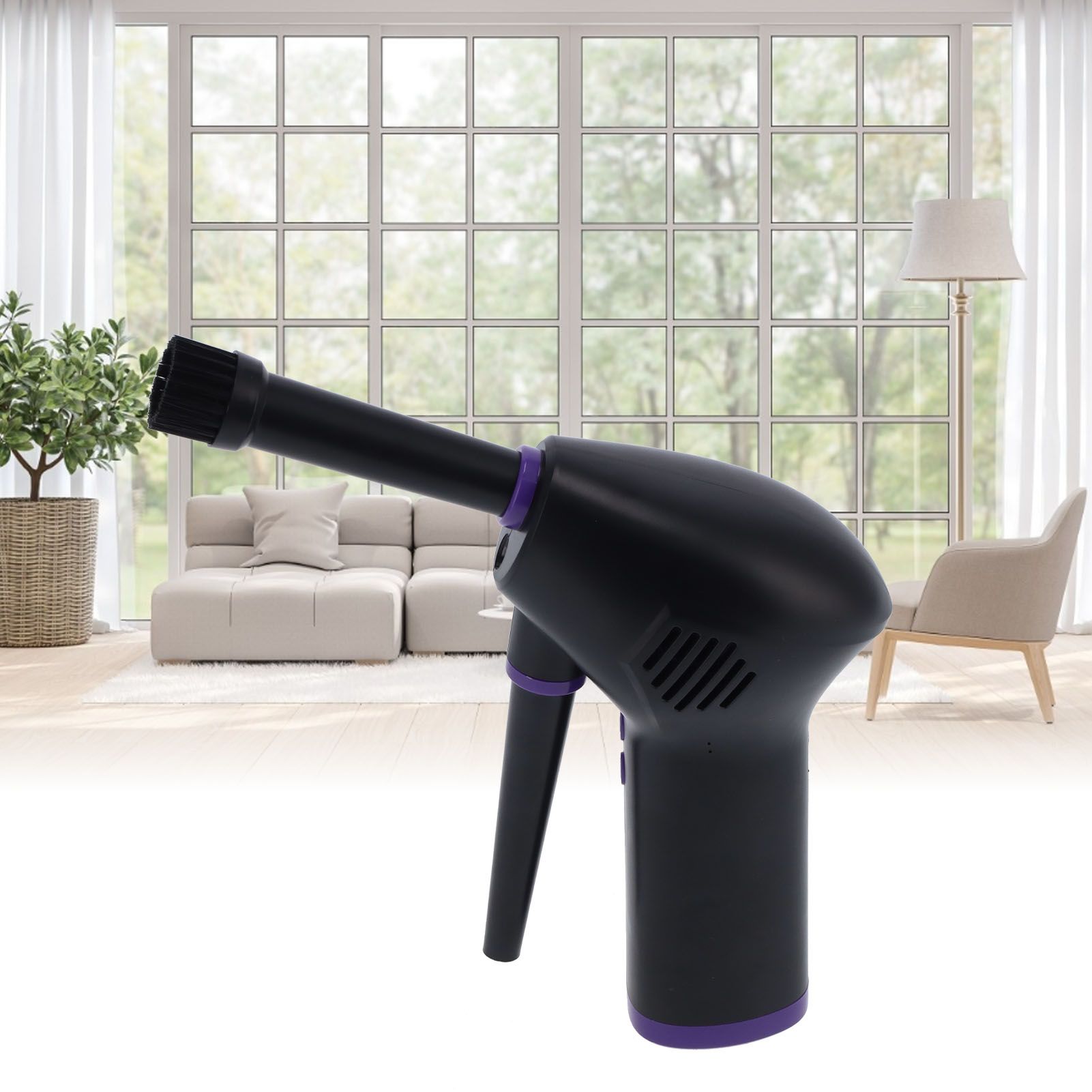 Cordless Air Duster Battery 36000 RPM USBC Fast Charging Dust Cleaner for view 11