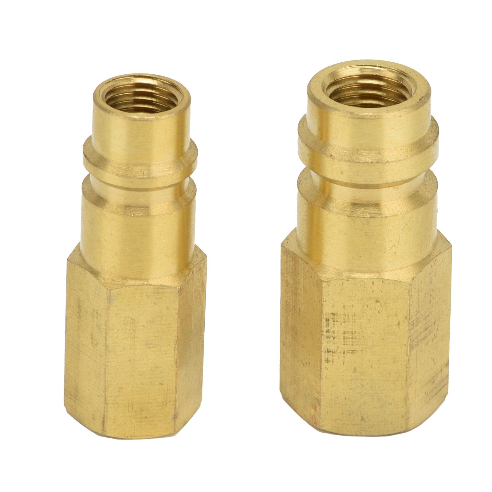 2Pcs R134A Air Conditioning Adapter 1/4SAE High Pressure Converter Coupler view 2