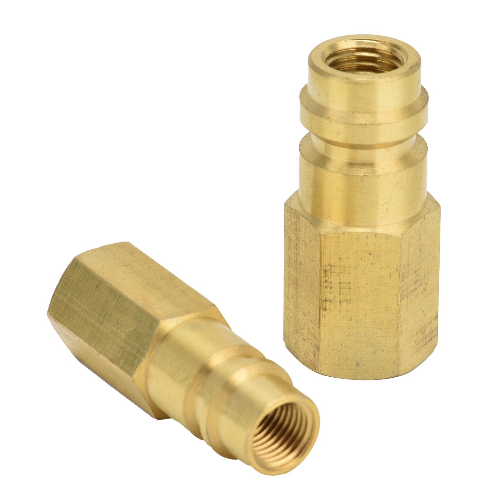 2Pcs R134A Air Conditioning Adapter 1/4SAE High Pressure Converter Coupler view 3
