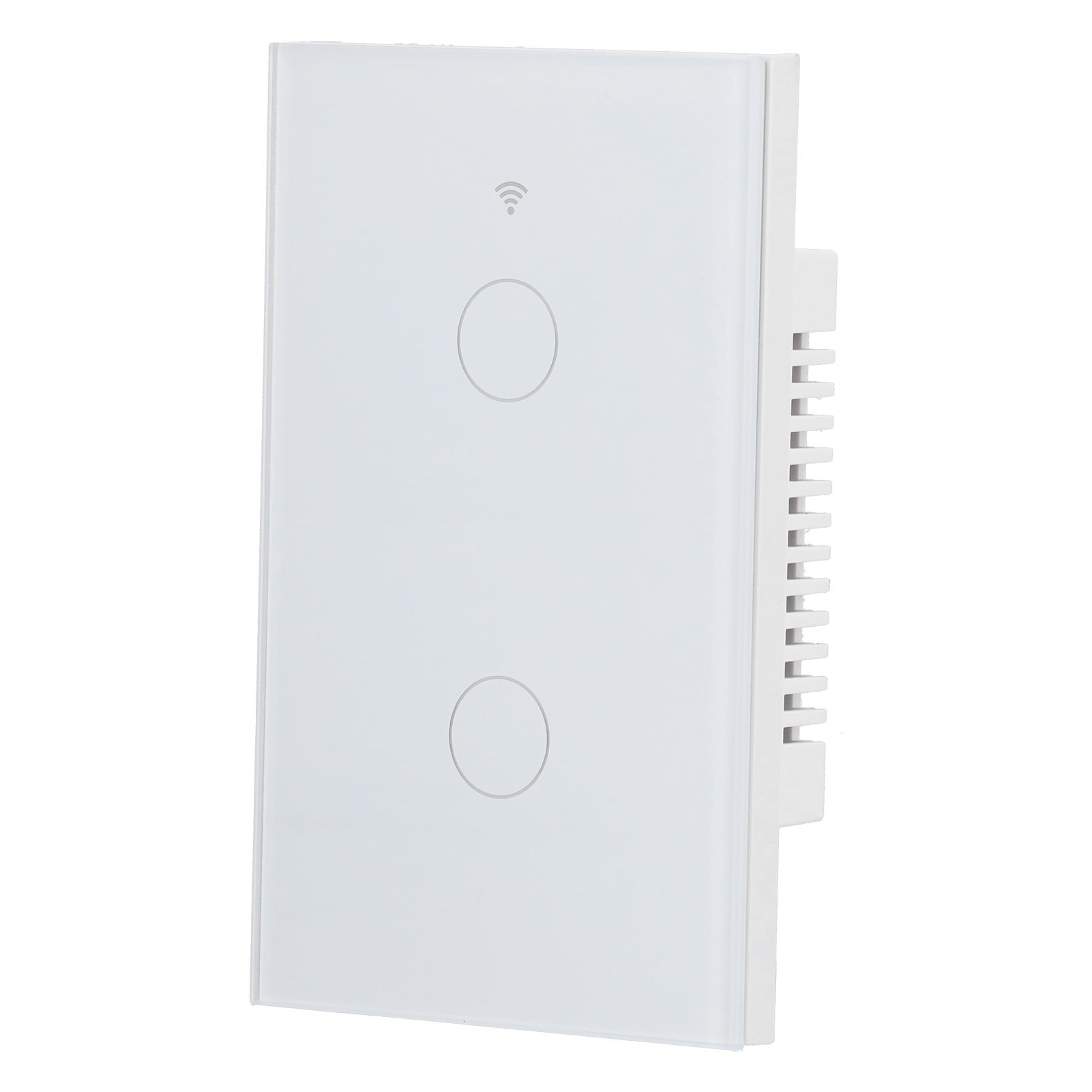 For Zigbee Tuya Remote Light Switch Voice Control 2‑Gang US Wall Touch Switch view 4