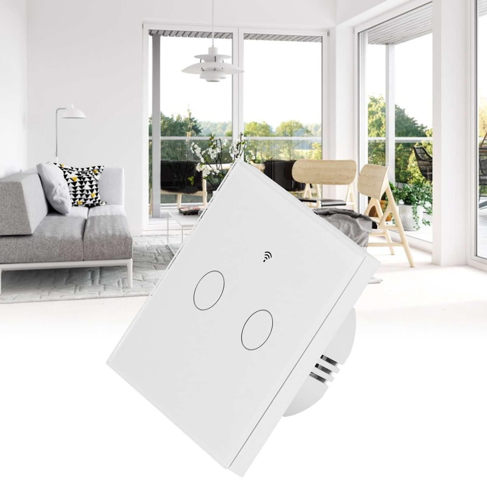 Type 86 2Way Smart Switch Touch Voice Household CapacitorFree Backlit Switch view 12