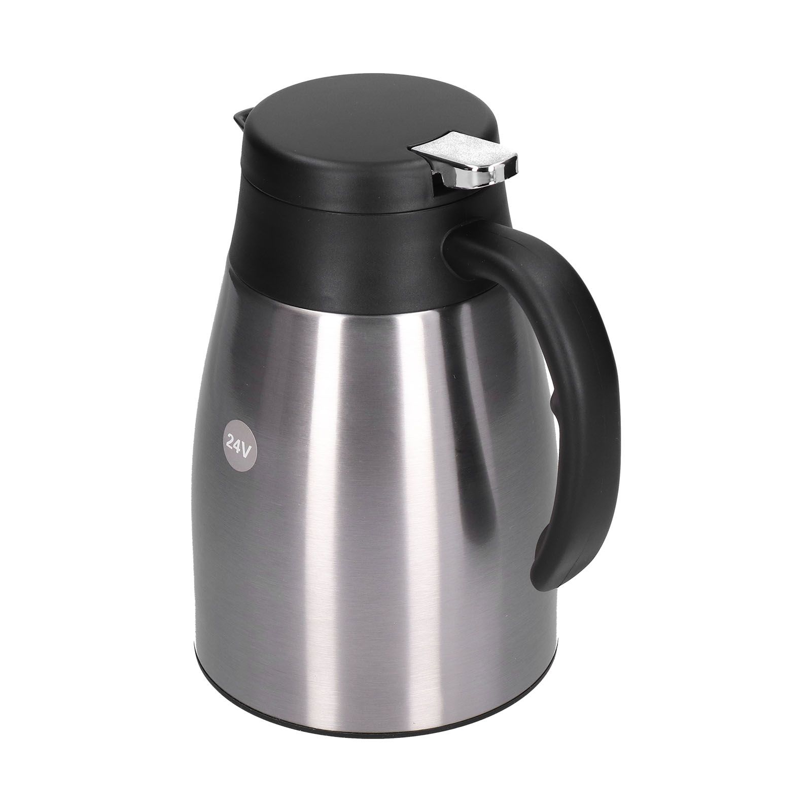 24V 1200ml Car Water Heater Pot with Base Portable Stainless Steel Electric view 3