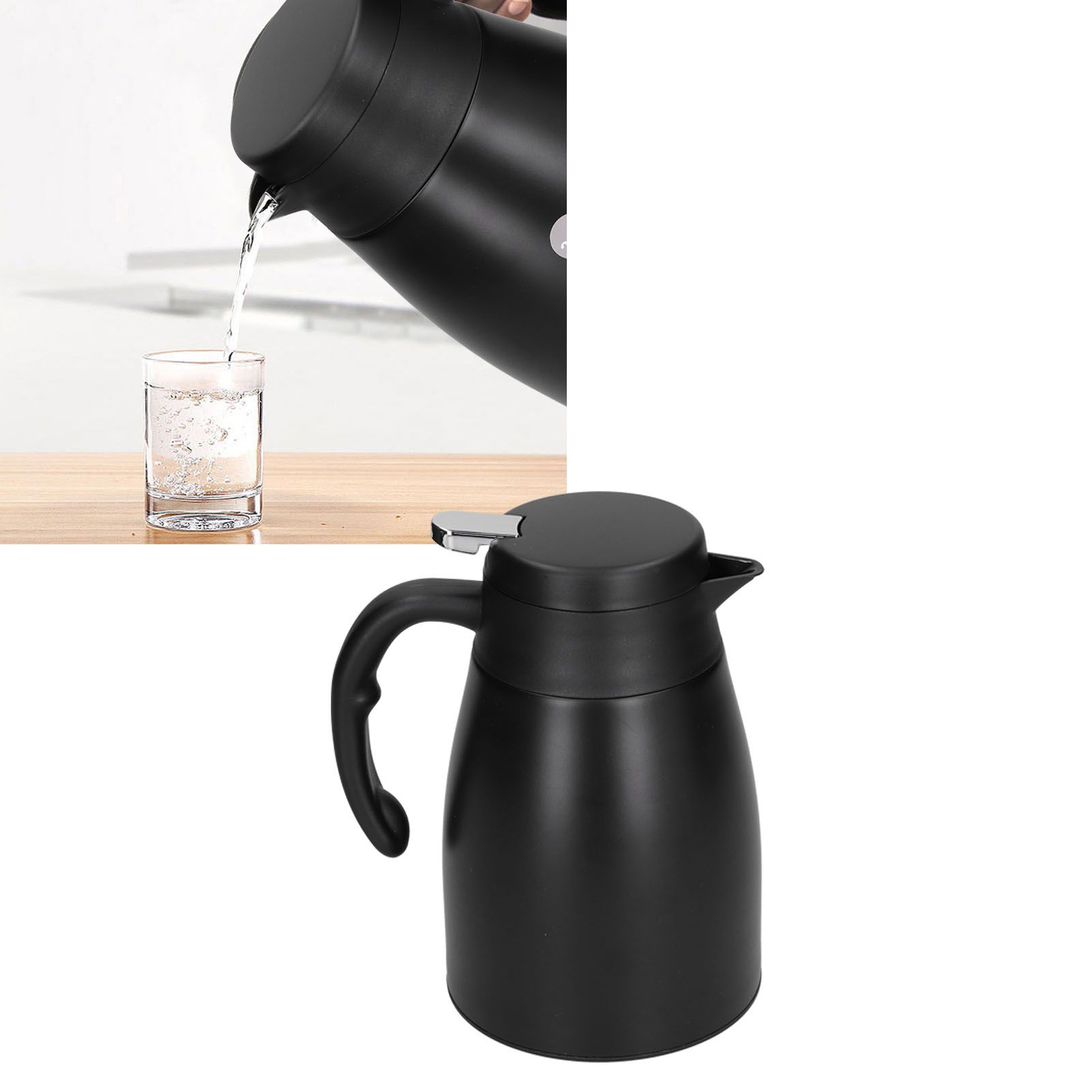 24V 1200ml Car Water Heater Pot with Base Portable Stainless Steel Electric view 12
