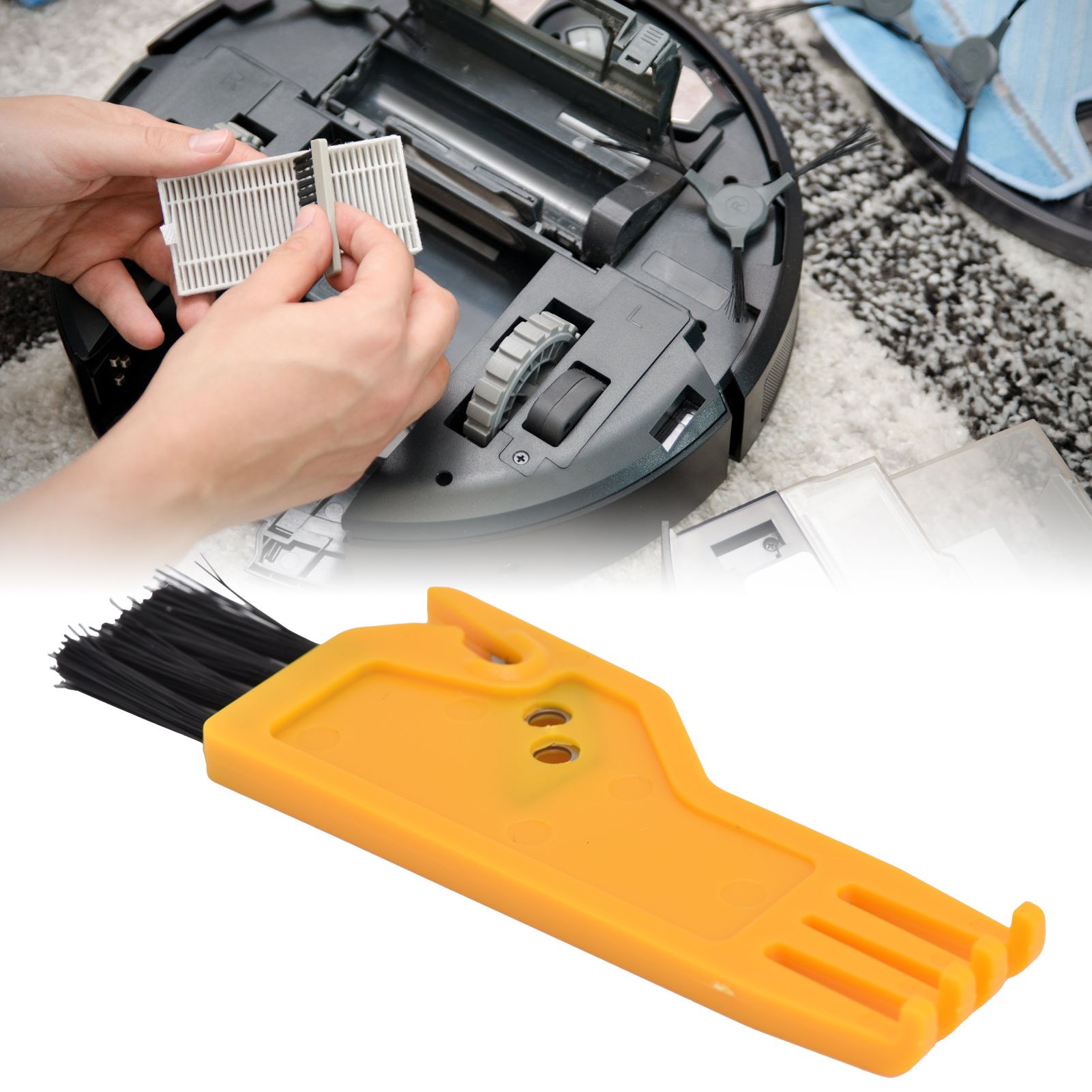 Dust Cleaning Brush Fit for Xiaomi/ Shark /Dreame Sweeping Robot Handheld view 11