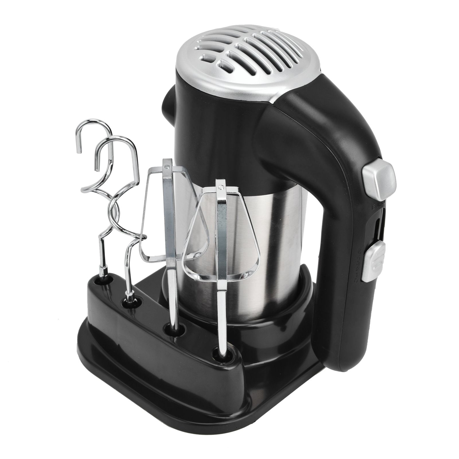 Household Handhled Electric Egg Beater Stainless Steel Milk Frother Egg Whisk view 5