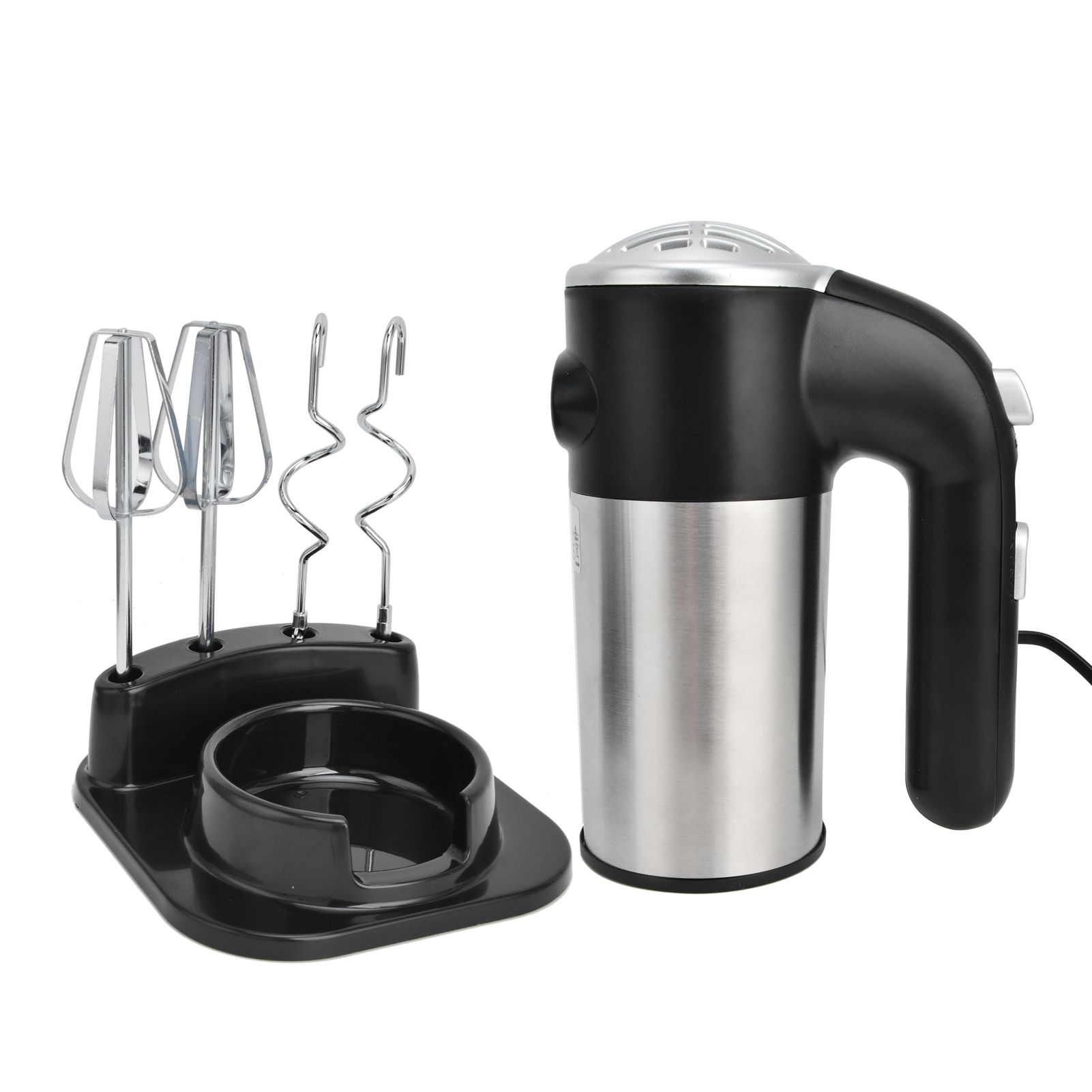 Household Handhled Electric Egg Beater Stainless Steel Milk Frother Egg Whisk view 7