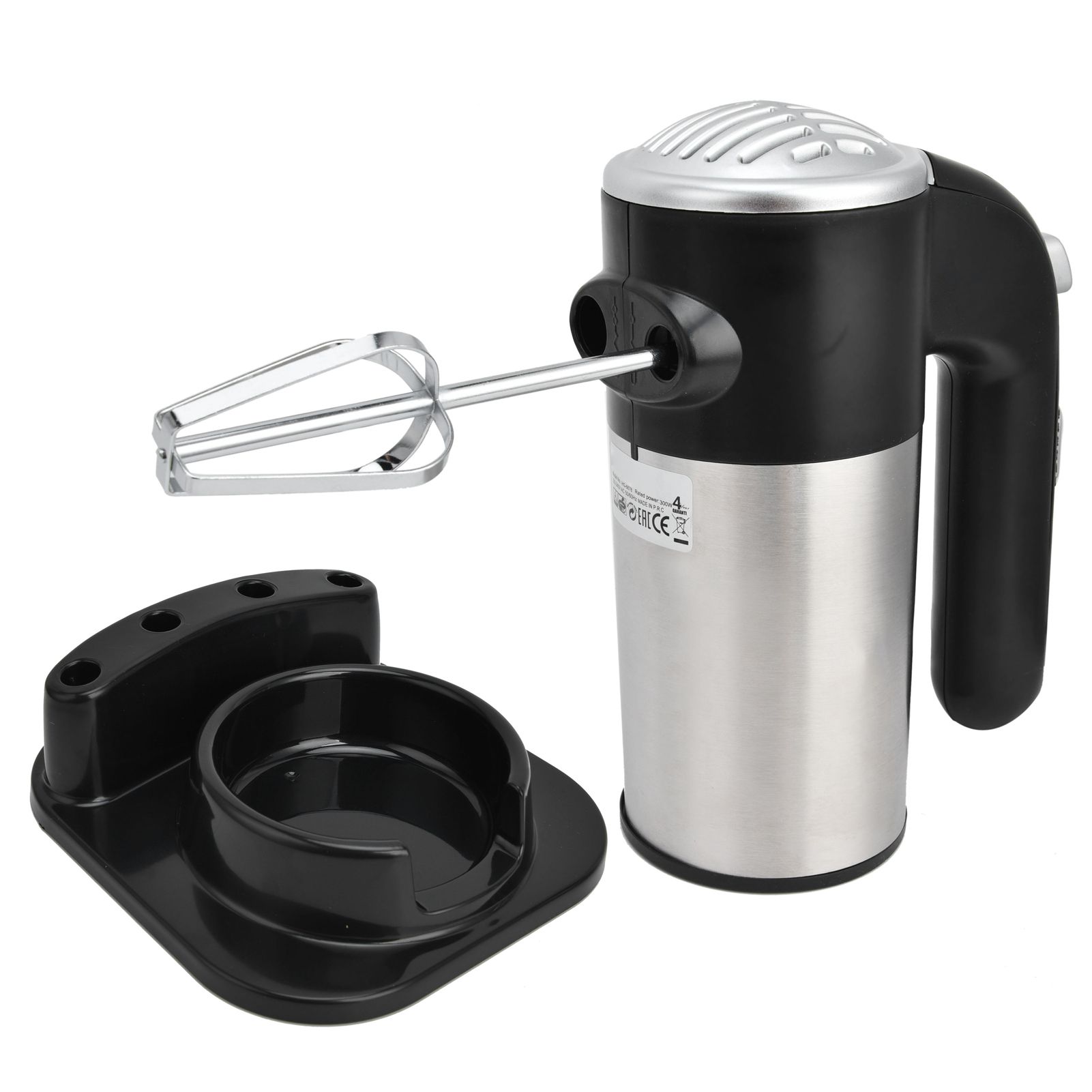 Household Handhled Electric Egg Beater Stainless Steel Milk Frother Egg Whisk view 9