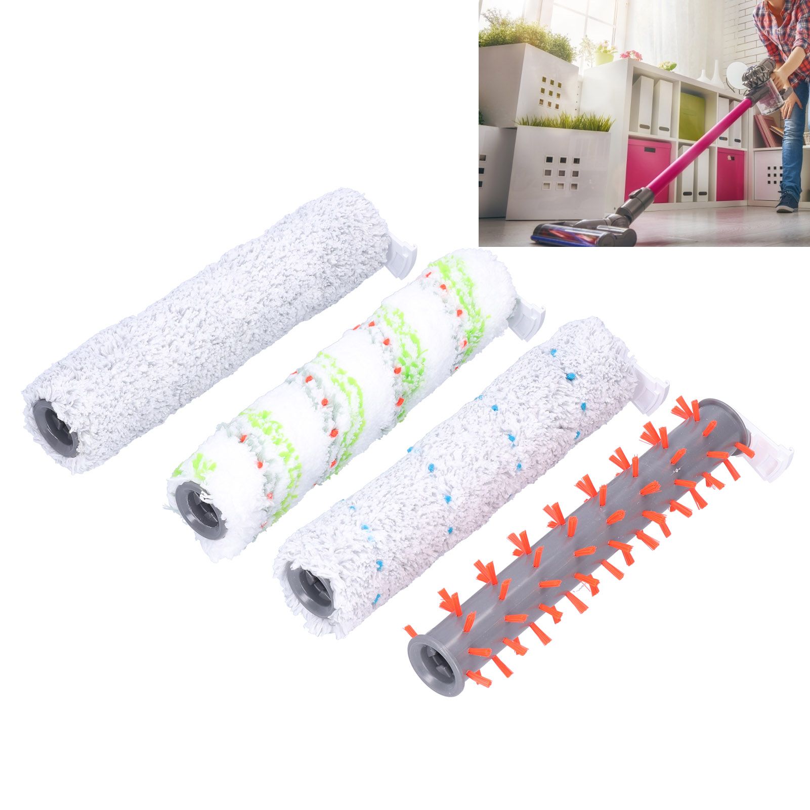 Multifunction Brush Set Brush Roller Replacements for Bissell 2554A Vacuum view 12