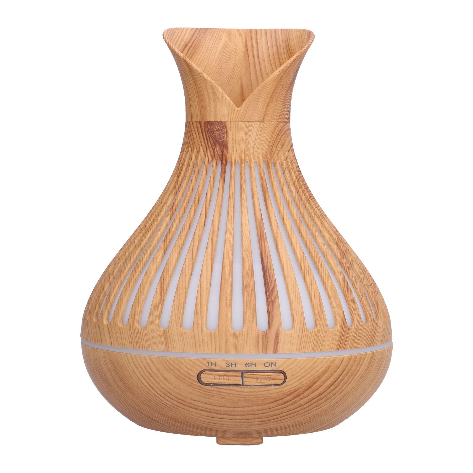 400ml Wood Grain Aromatherapy Diffuser Remote Control Essential Oil Diffuser view 7