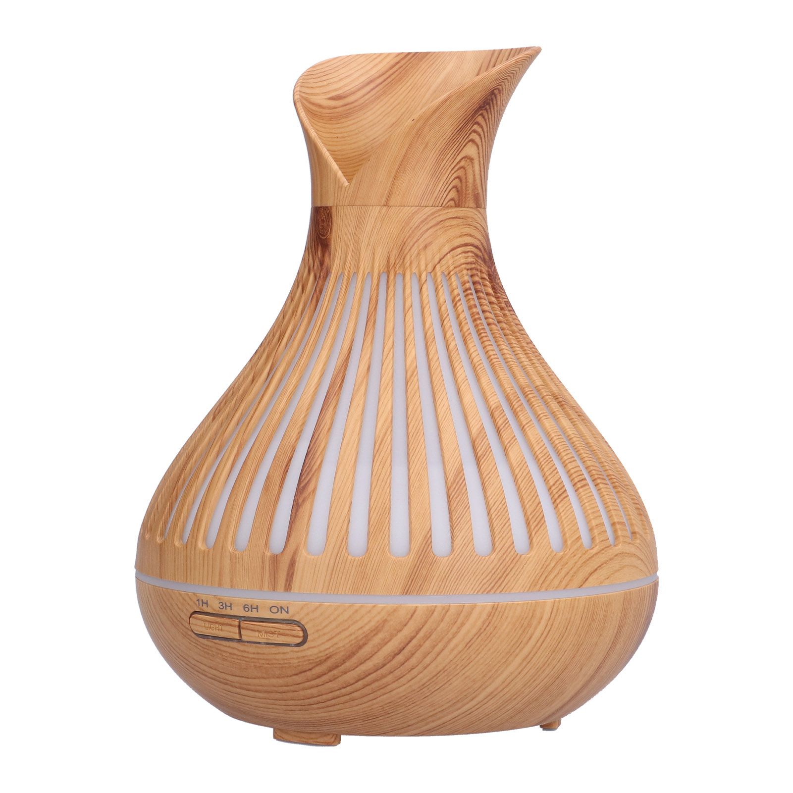 400ml Wood Grain Aromatherapy Diffuser Remote Control Essential Oil Diffuser view 8