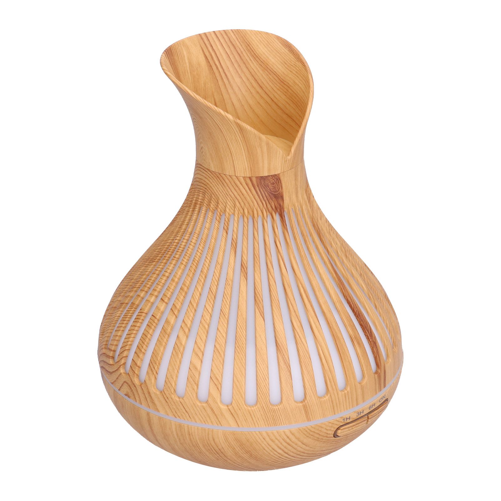 400ml Wood Grain Aromatherapy Diffuser Remote Control Essential Oil Diffuser view 6