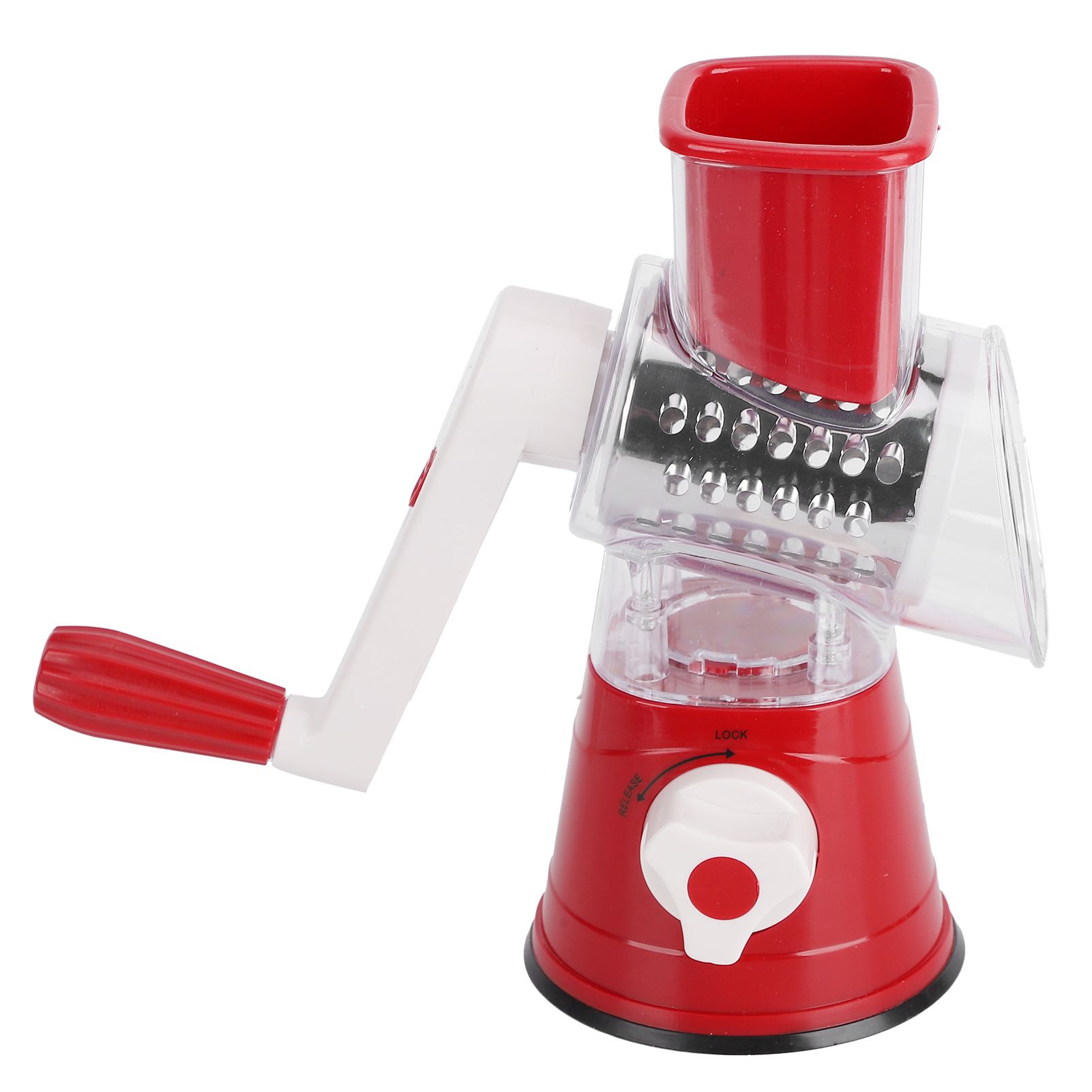 Hand Crank Vegetable Cutter Rotatable Fruit Grater Shredder Cutter Kitchen view 3