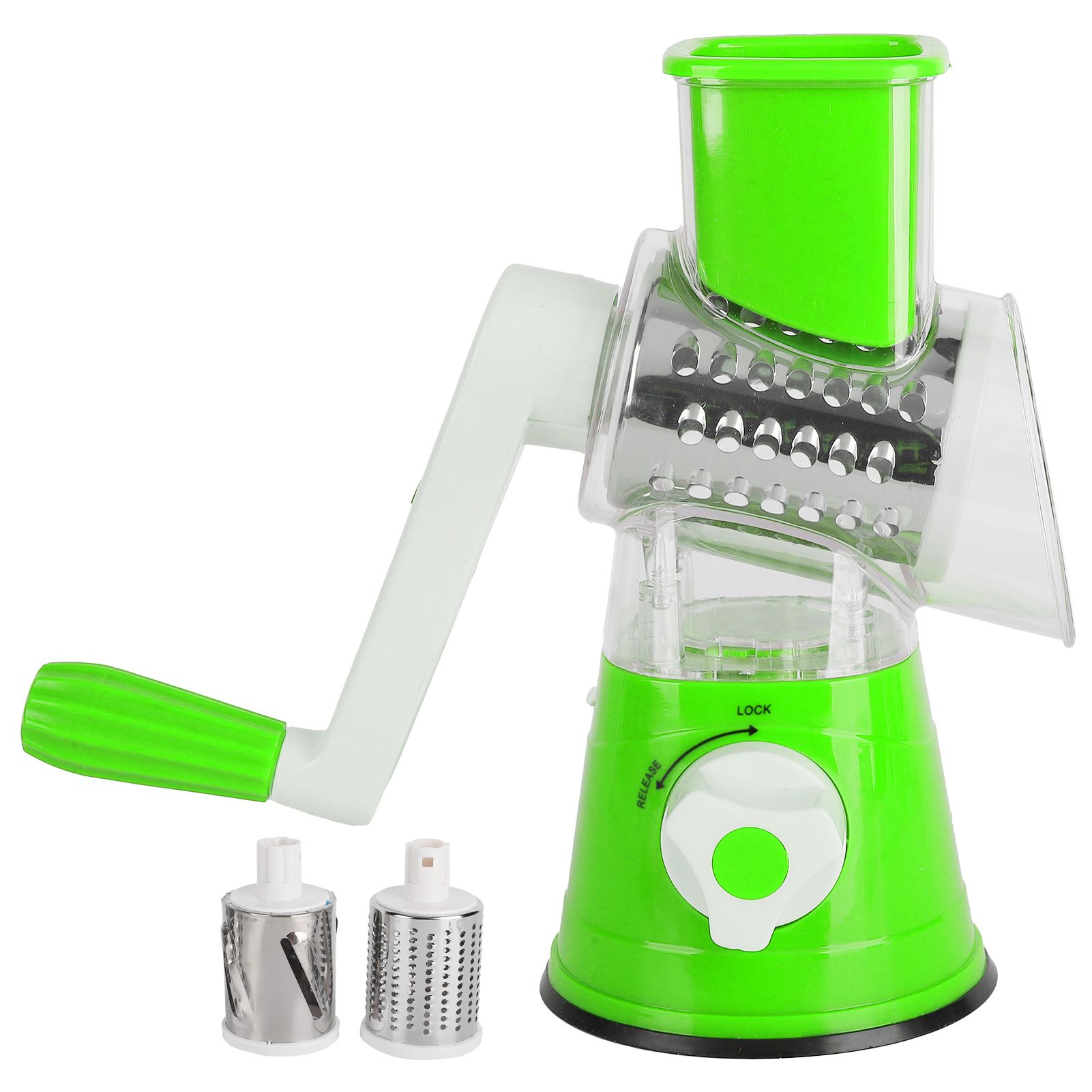 Hand Crank Vegetable Cutter Rotatable Fruit Grater Shredder Cutter Kitchen view 2