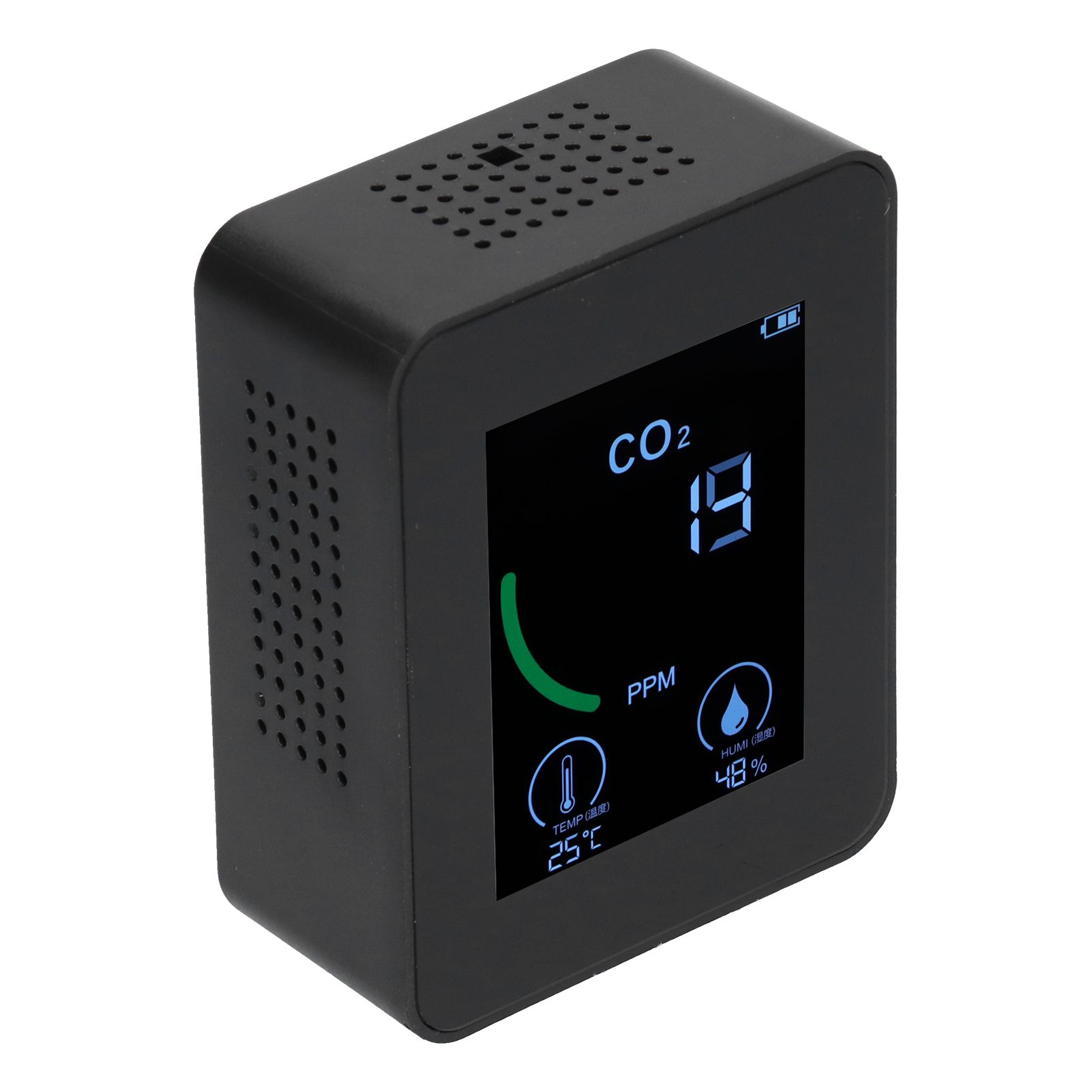 Air Quality Detector Digital USB Charging Carbon Dioxide Monitor Temperature view 3