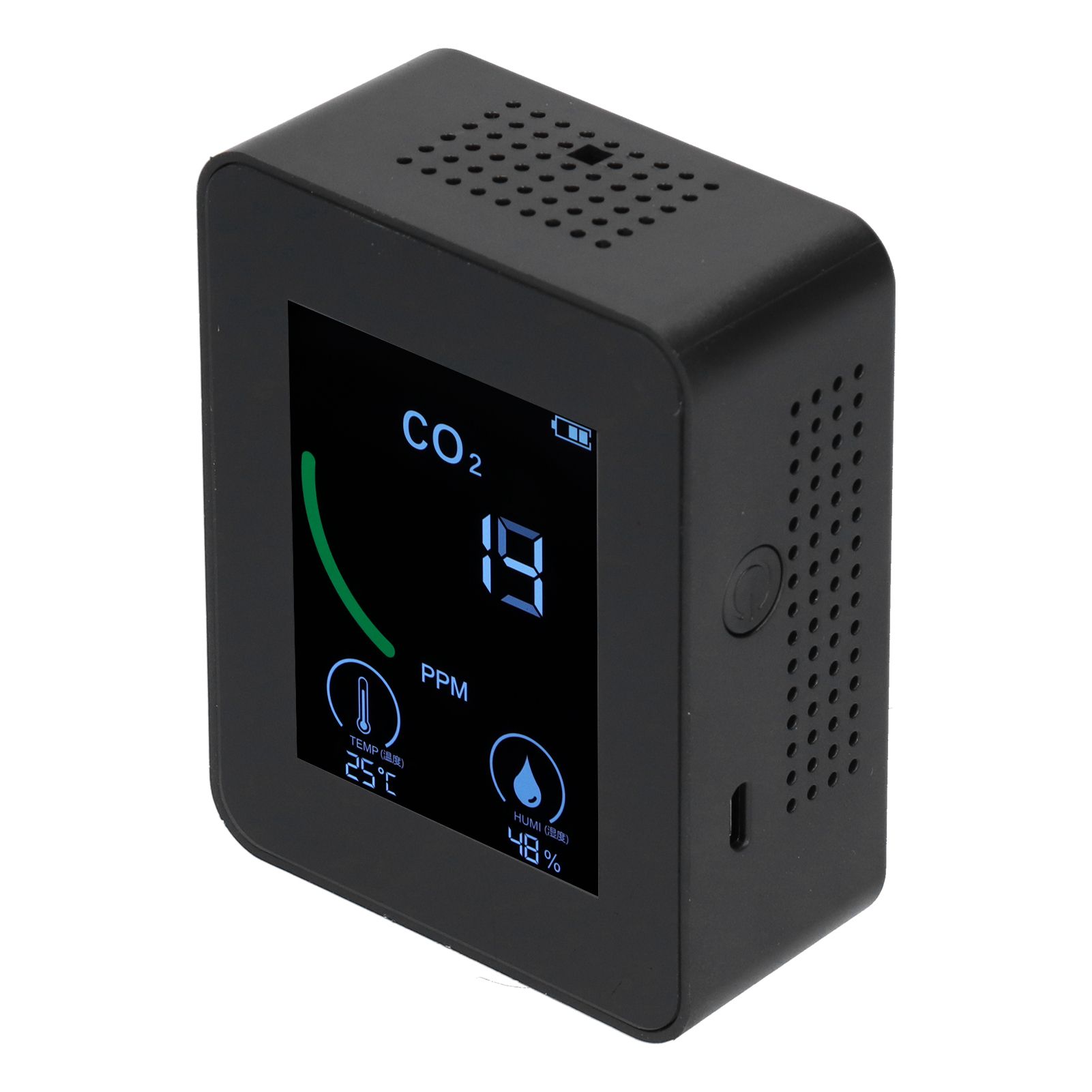 Air Quality Detector Digital USB Charging Carbon Dioxide Monitor Temperature view 7