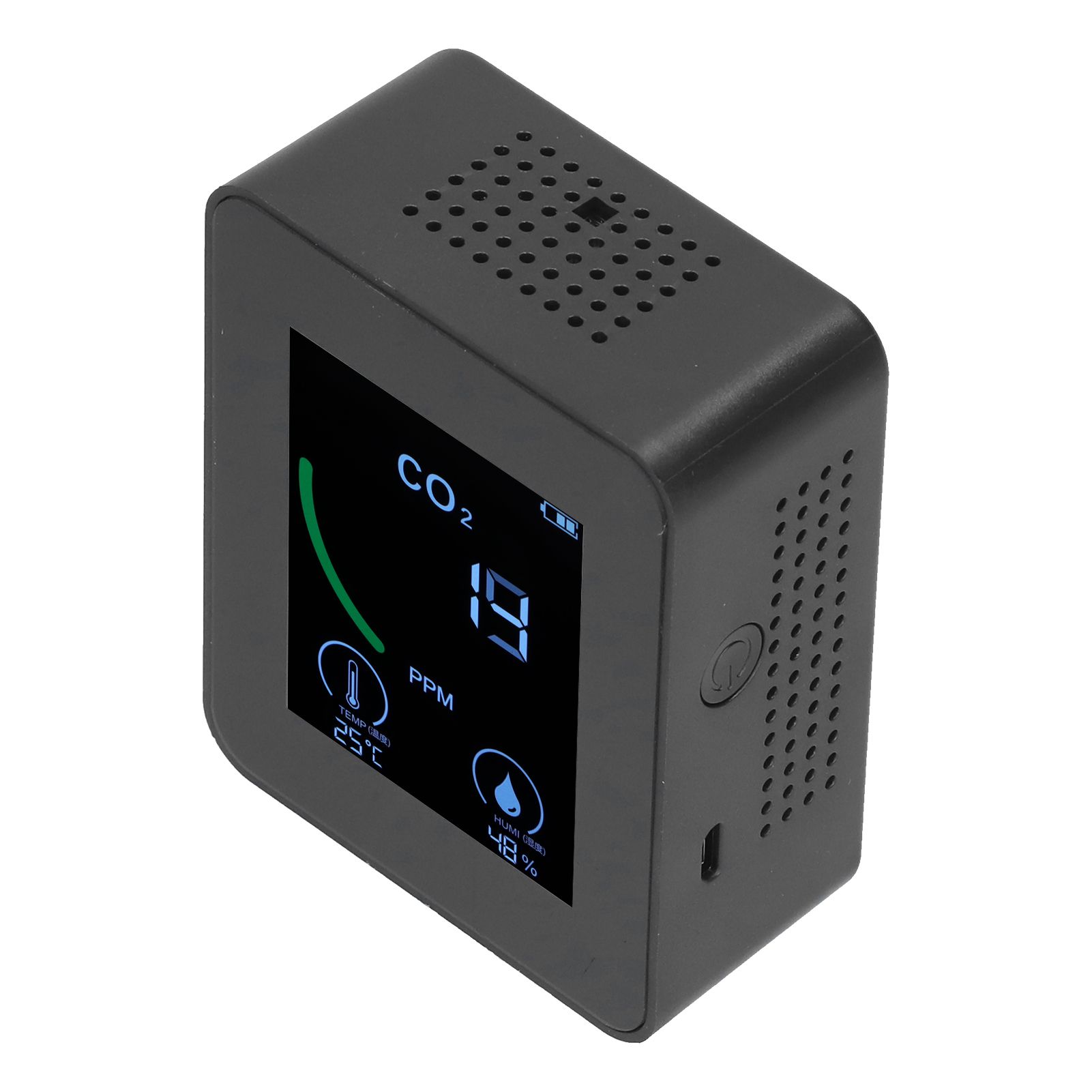 Air Quality Detector Digital USB Charging Carbon Dioxide Monitor Temperature view 8