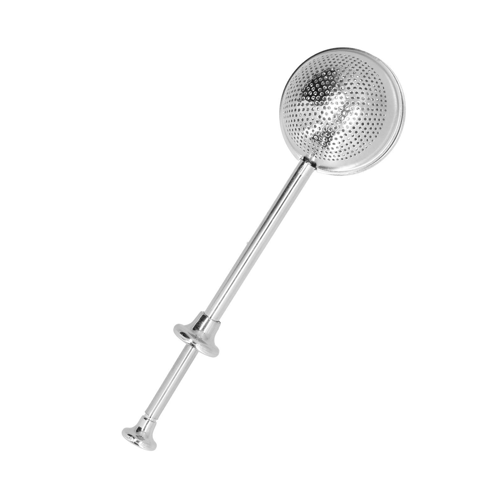 Stainless Steel Telescopic Tea Infuser Portable Push Type Loose Leaf Tea
