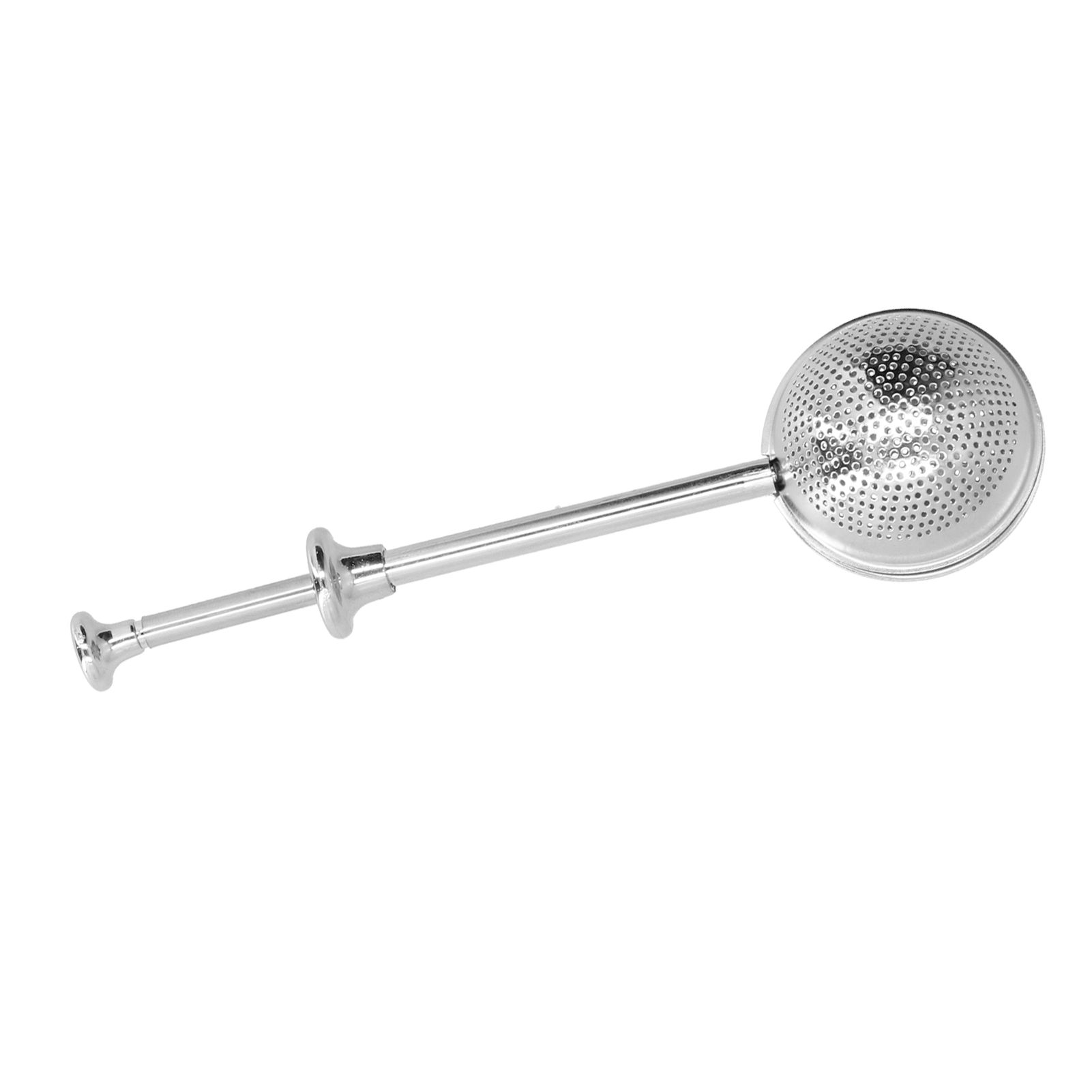 Stainless Steel Telescopic Tea Infuser Portable Push Type Loose Leaf Tea view 3