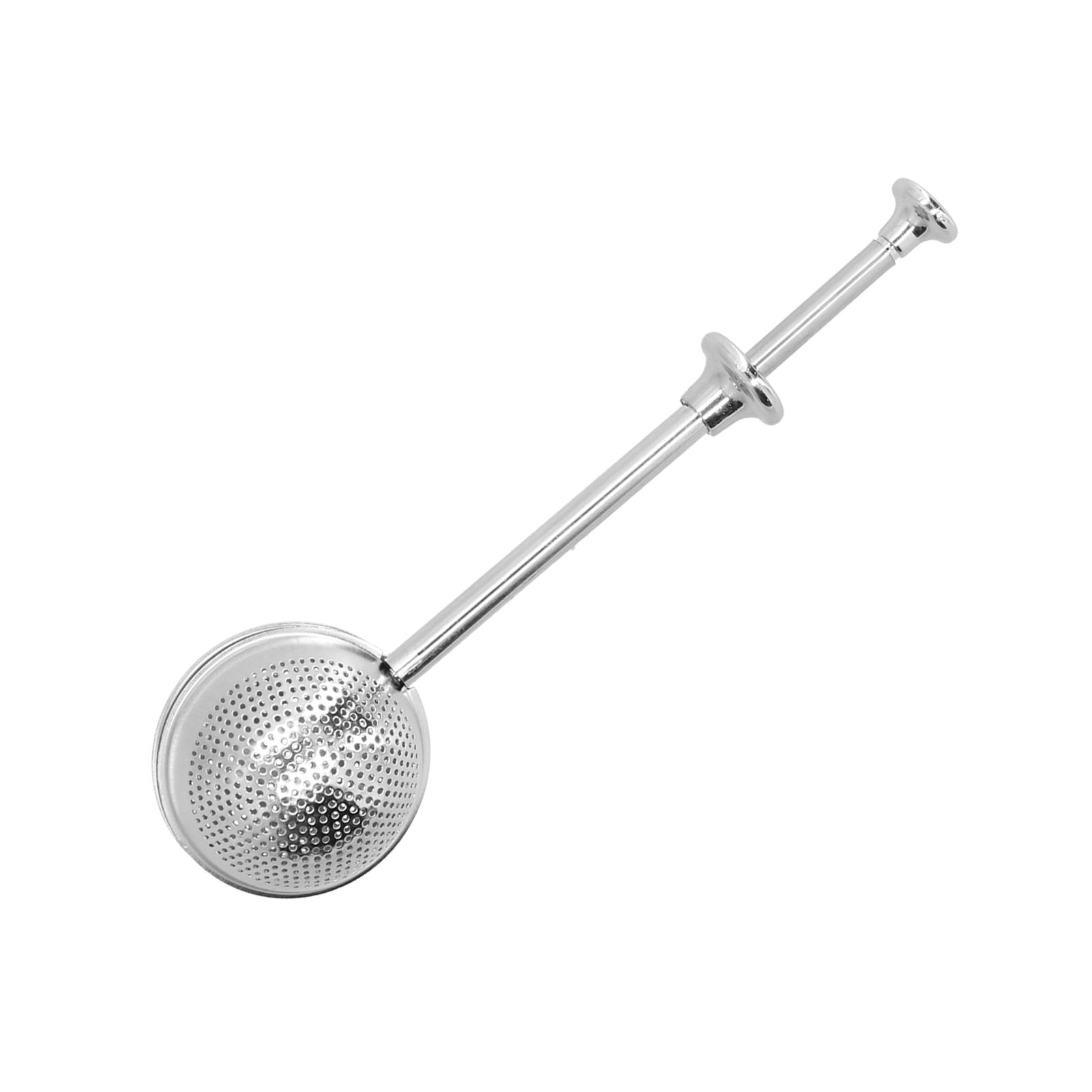 Stainless Steel Telescopic Tea Infuser Portable Push Type Loose Leaf Tea view 8