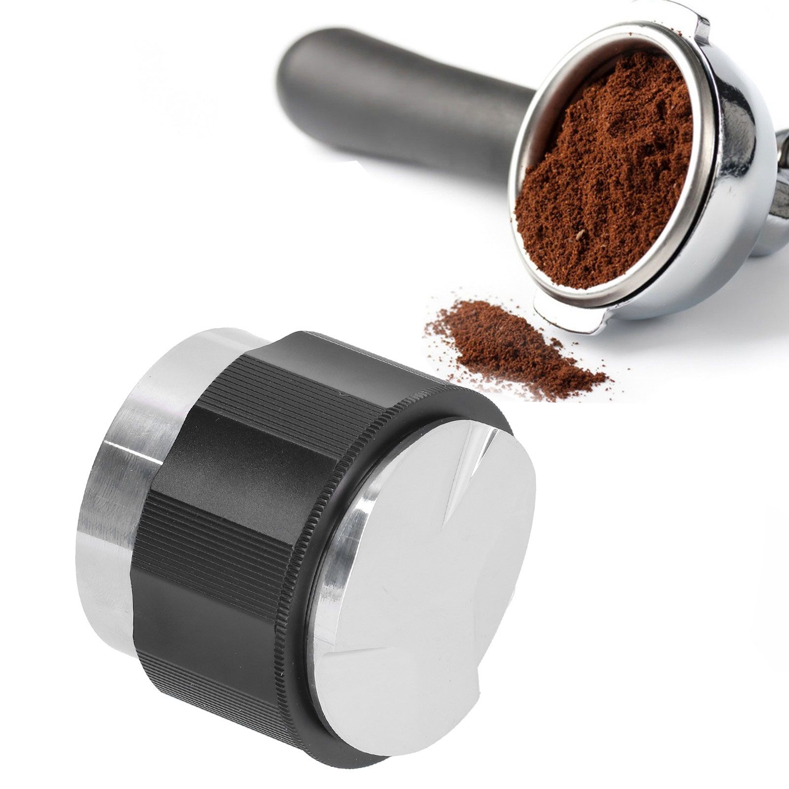 53mm Coffee Tamper 3 Angled Slopes Double Headed Base Adjustable Coffee Powder view 11