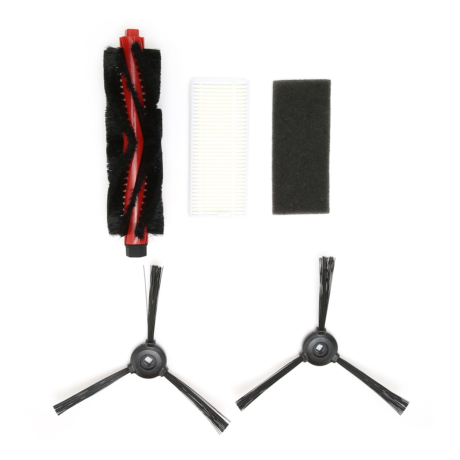 Main Brush Side Brush Filter Replacement Set Fit for Lefant view 10