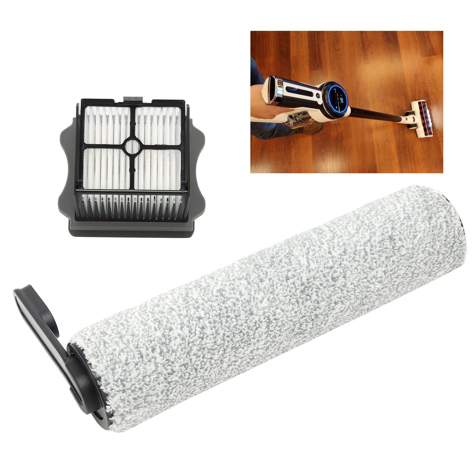 Main Brush Roller Brush Filter Set Replacement for Tineco 2.0 LED/LCD Sweeper view 11