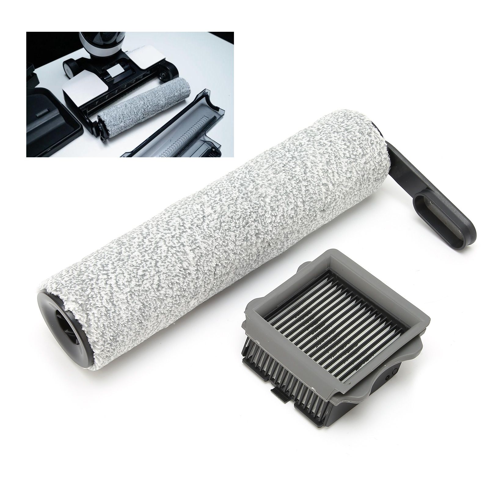 Main Brush Roller Brush Filter Set Replacement for Tineco 2.0 LED/LCD Sweeper view 12